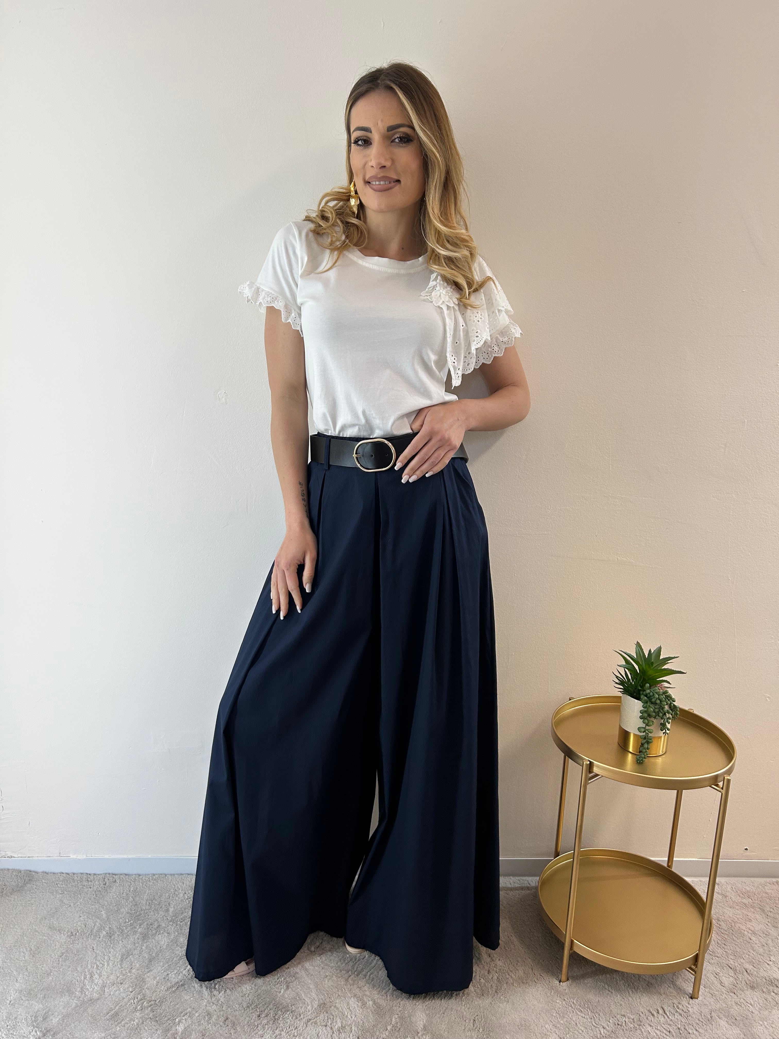 Pantaloni Clotilde blue