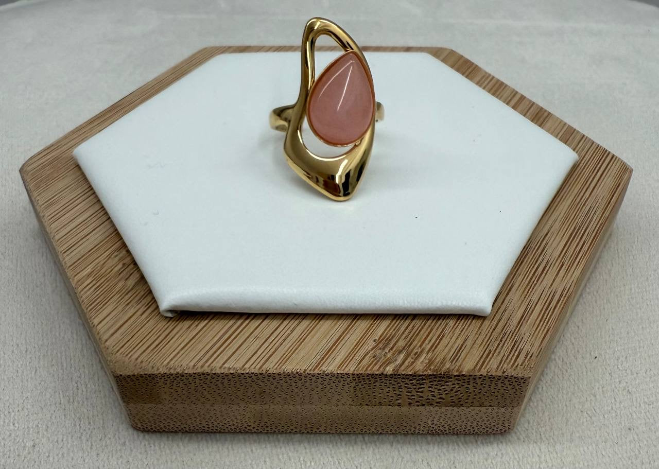 Anello Esmeralda rosa