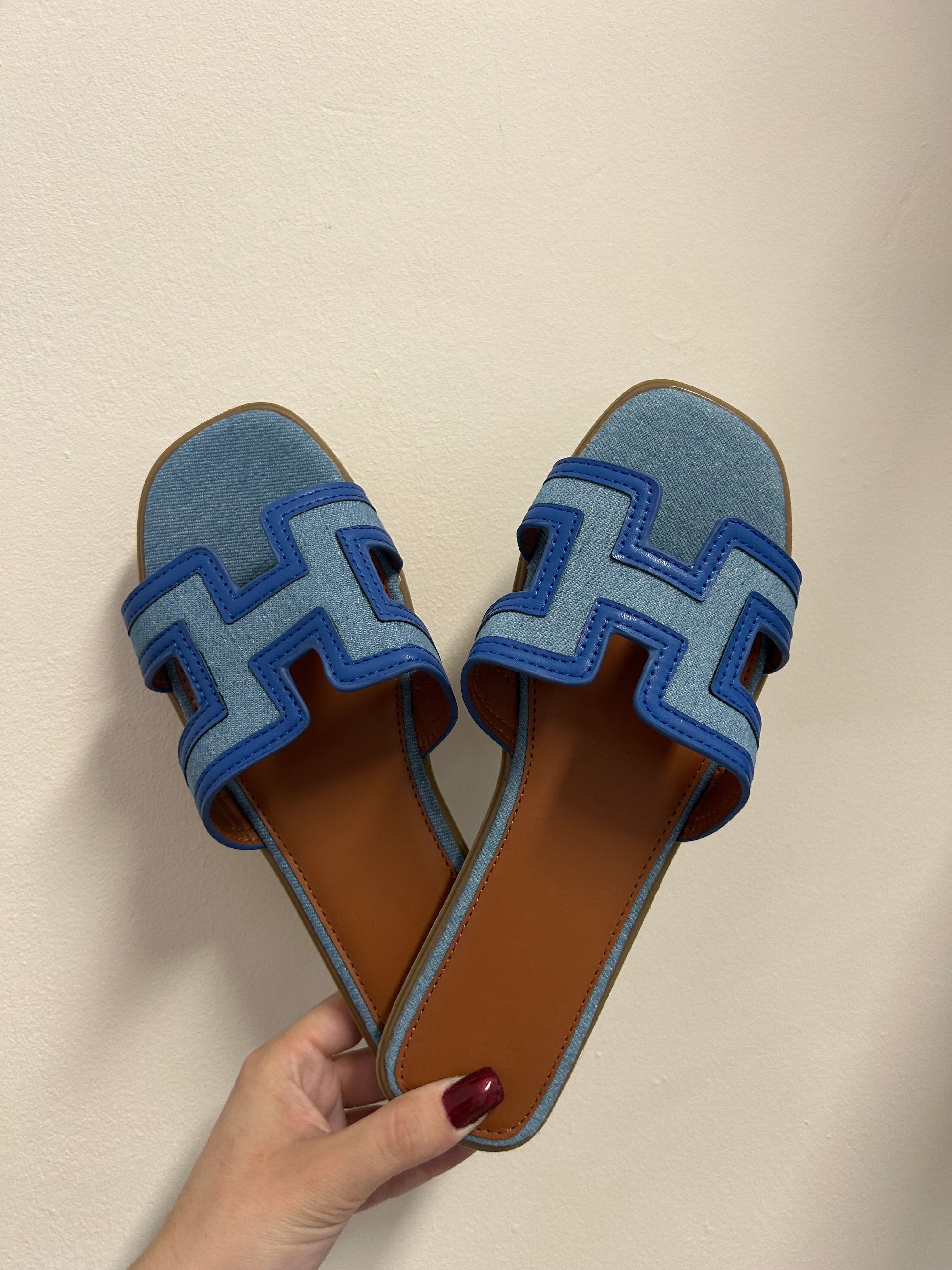 Ciabattine Summer blu