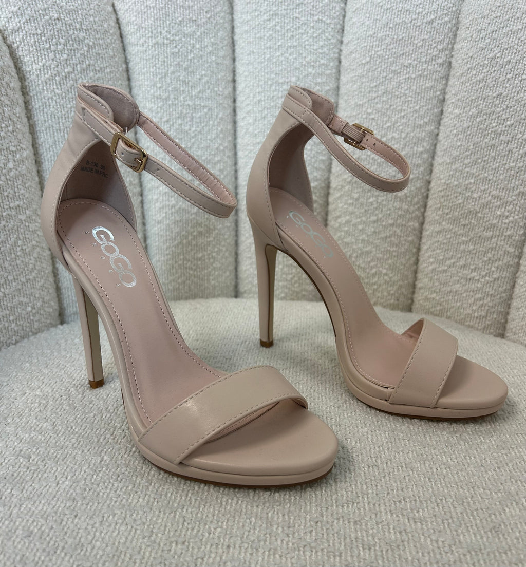 Sandalo tacco alto nude