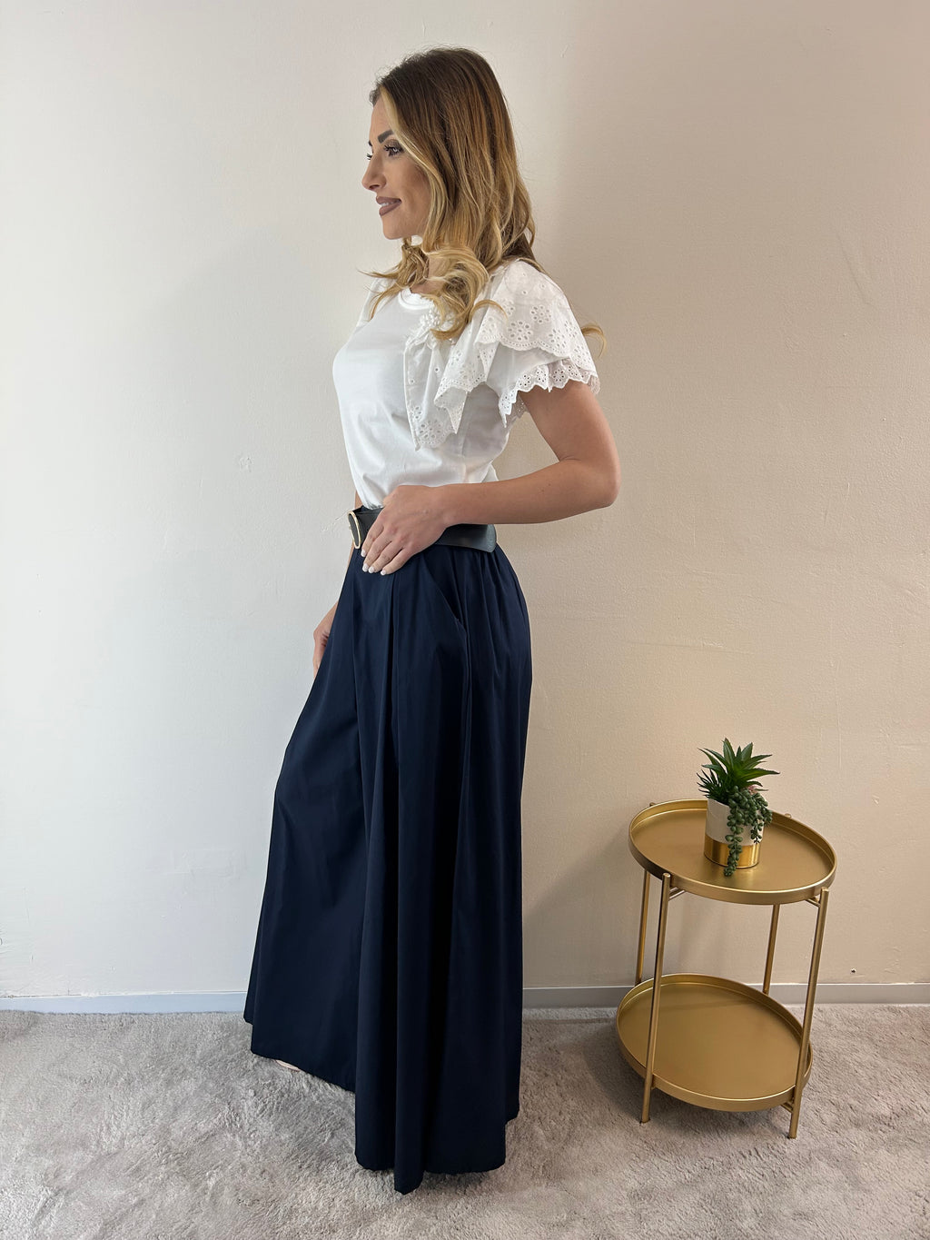 Pantaloni Clotilde blue