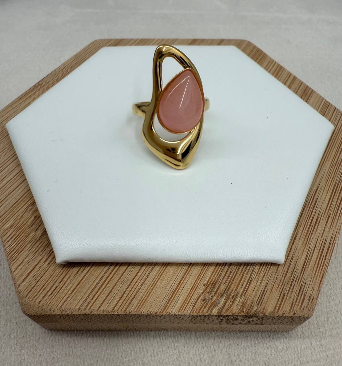 Anello Esmeralda rosa