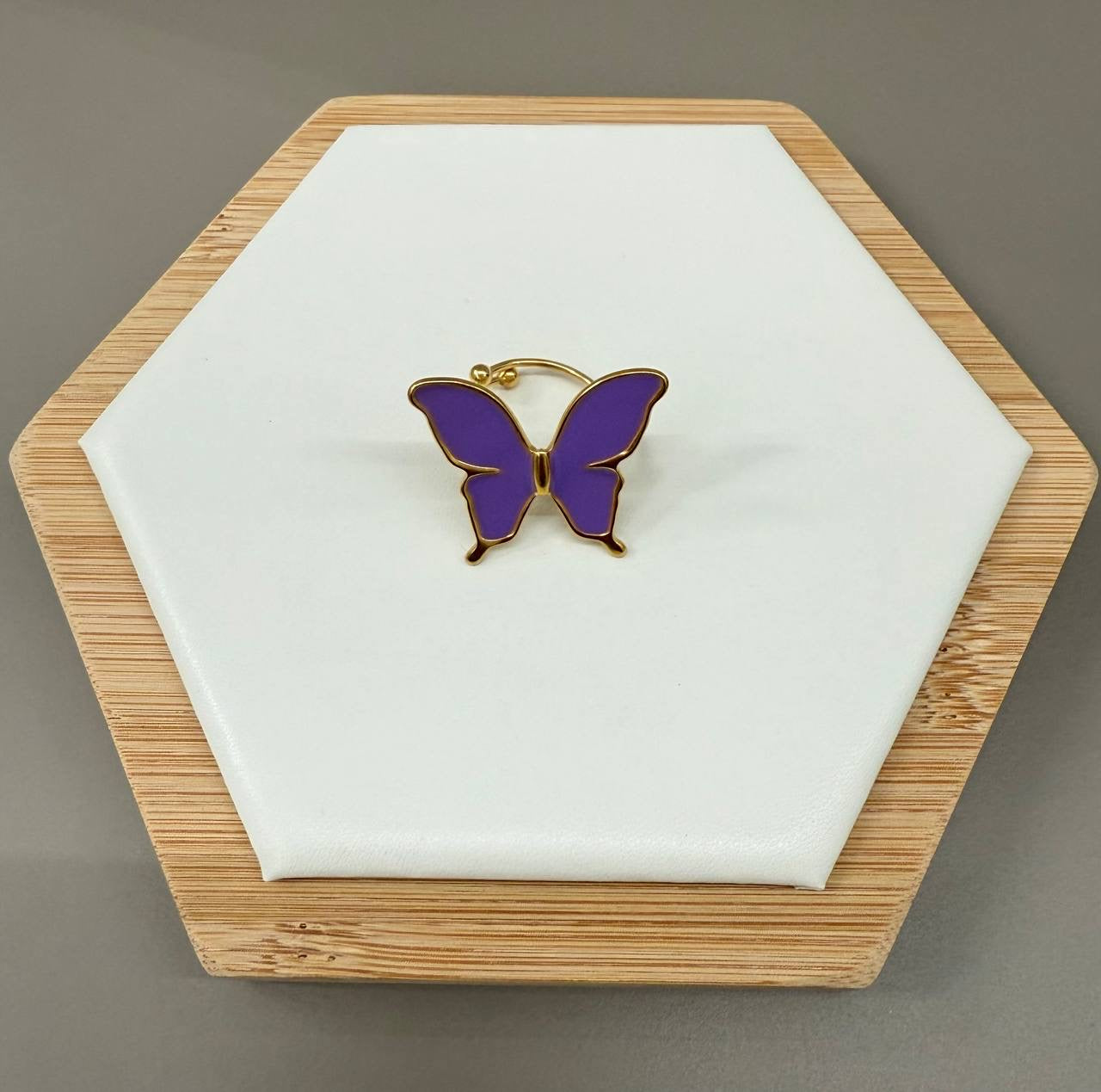 Anello Butterfly violet