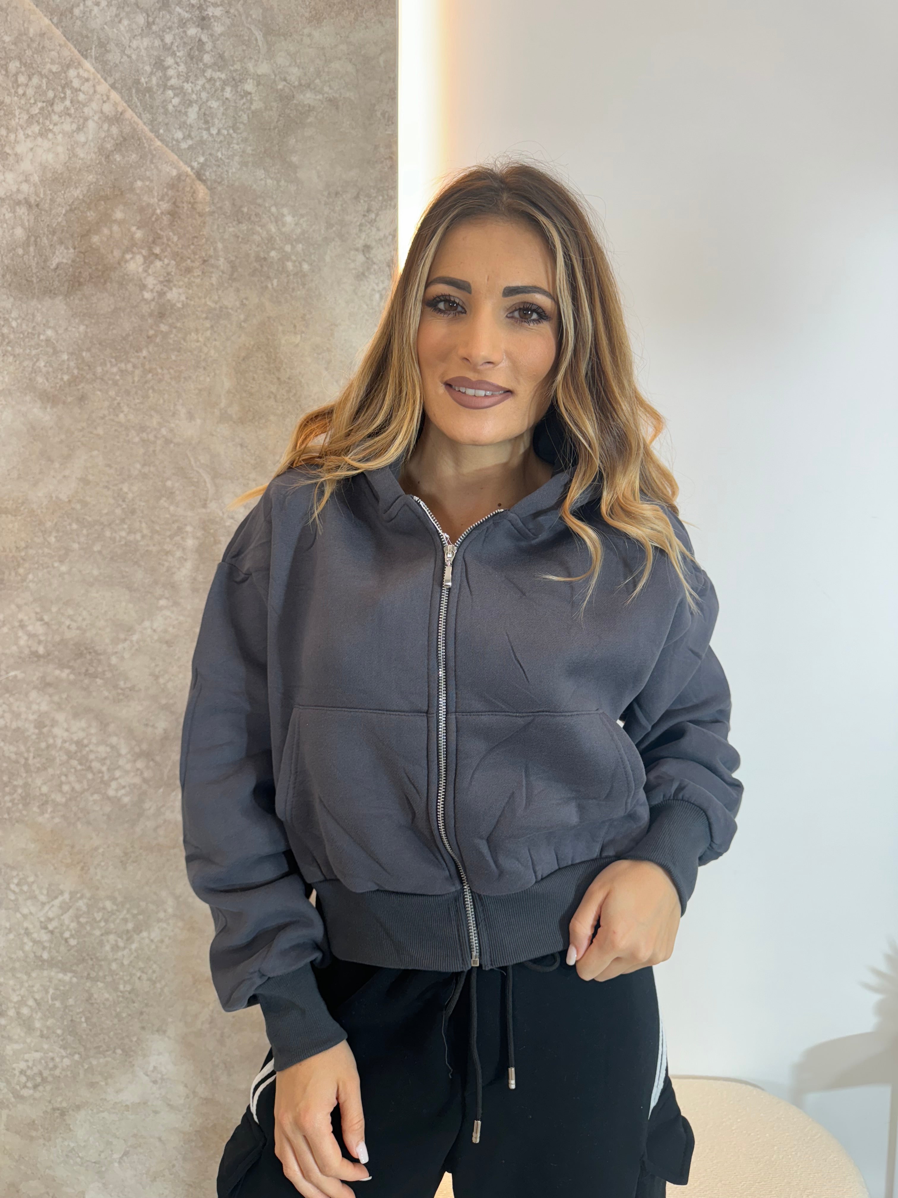 Felpa Essential warm grey