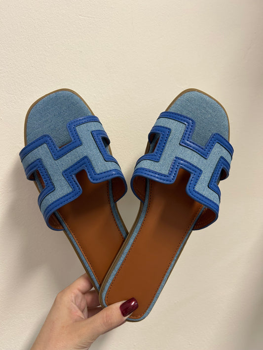 Ciabattine Summer blu