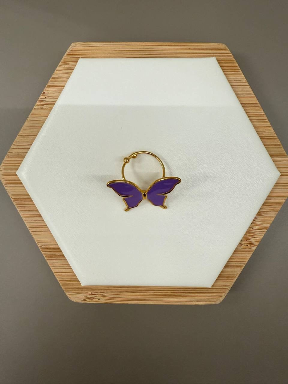 Anello Butterfly violet