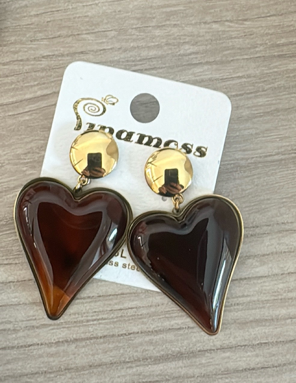 Orecchini Cuore Fluid