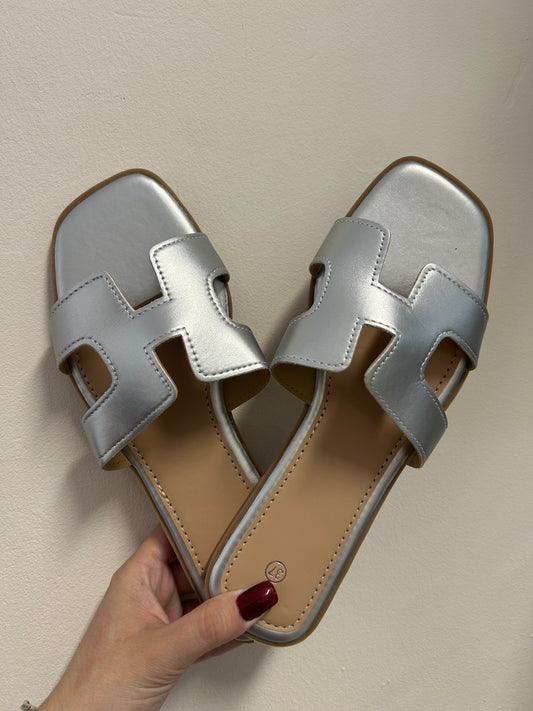 Ciabattine Summer silver