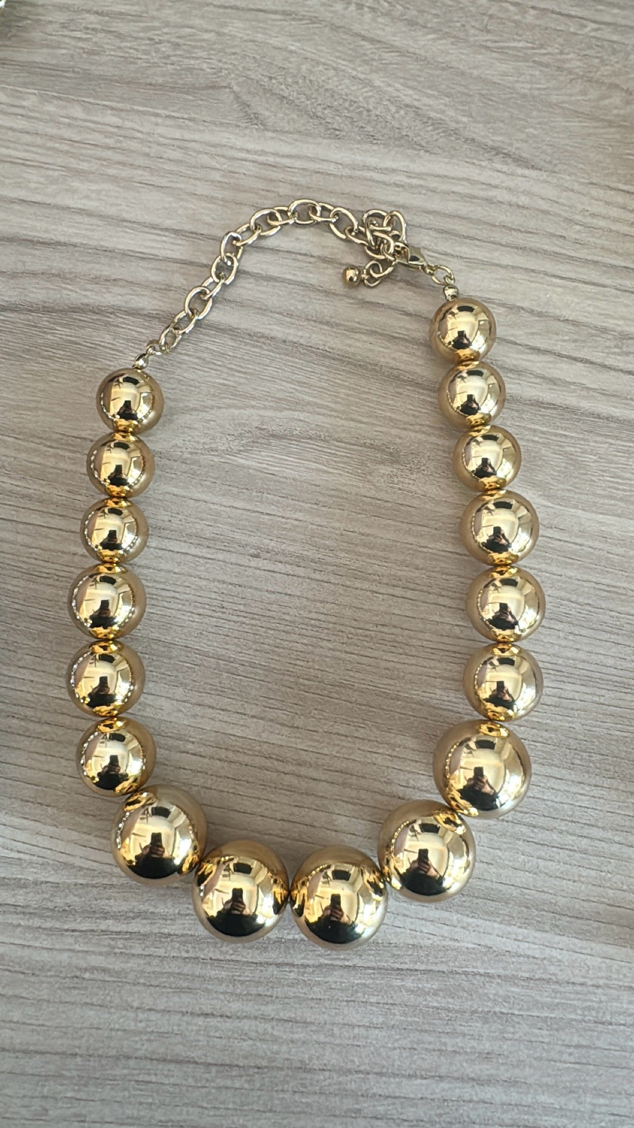 Collana Maxi Sfere Gold
