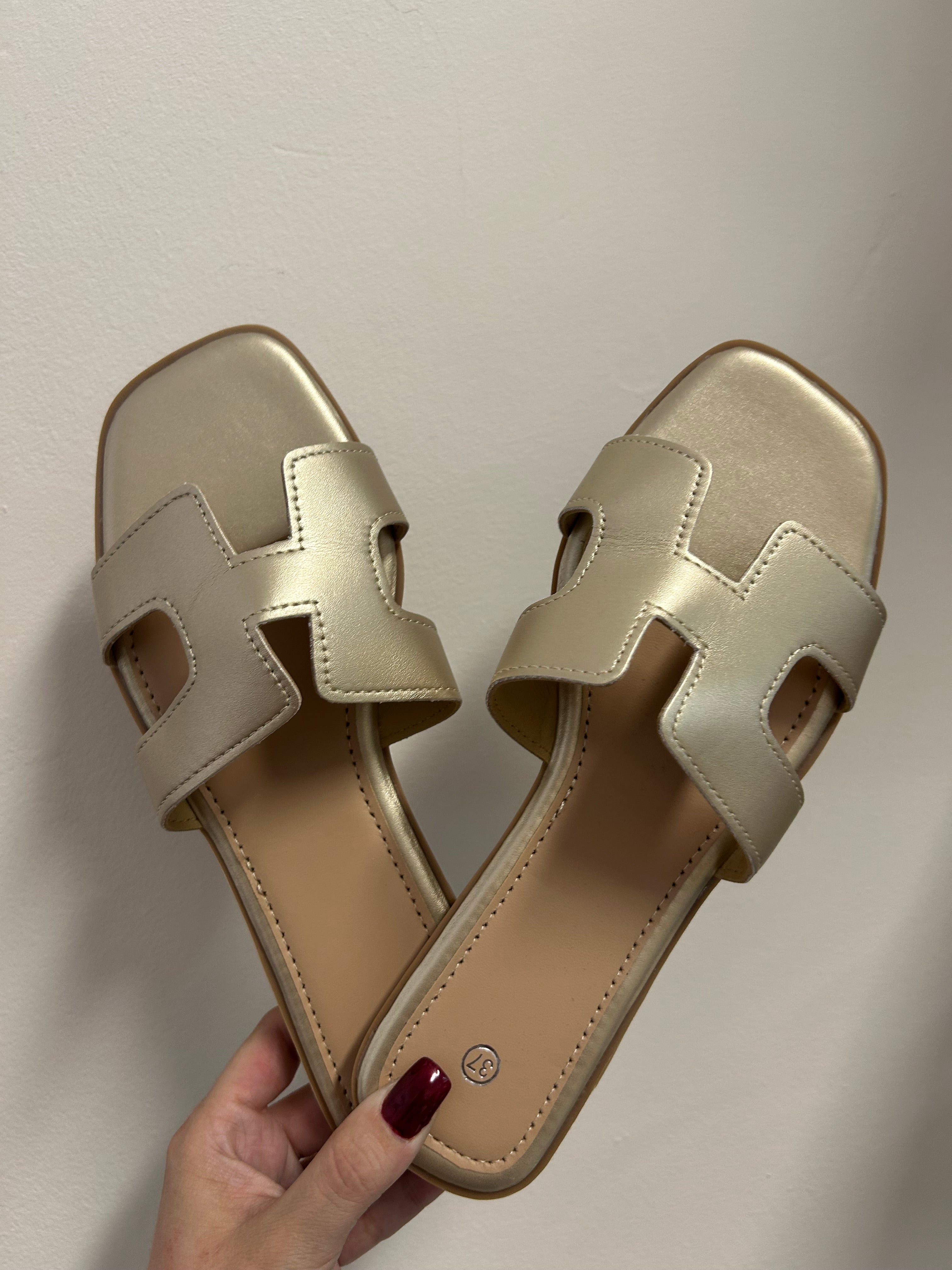 Ciabattine Summer gold