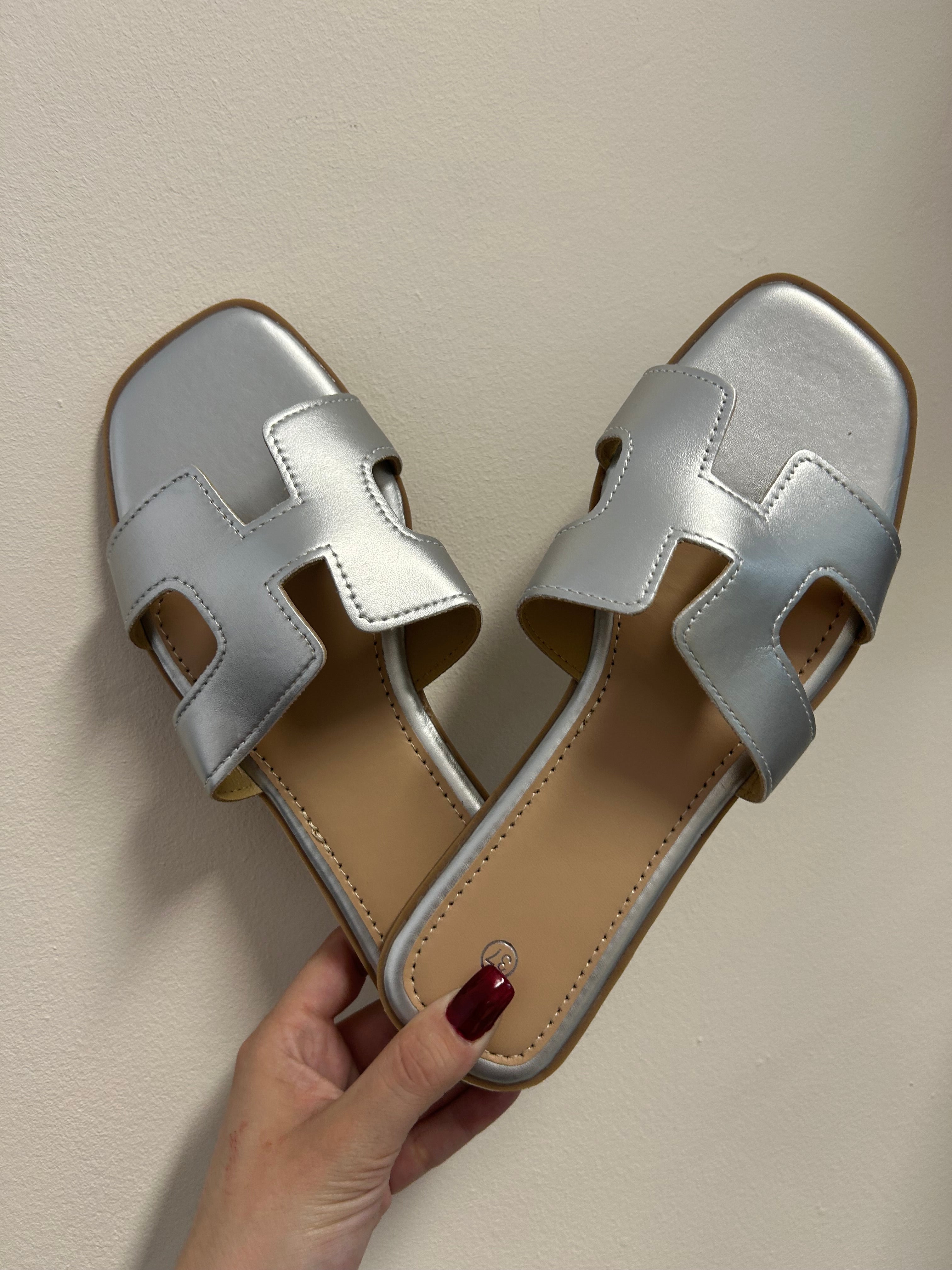 Ciabattine Summer silver