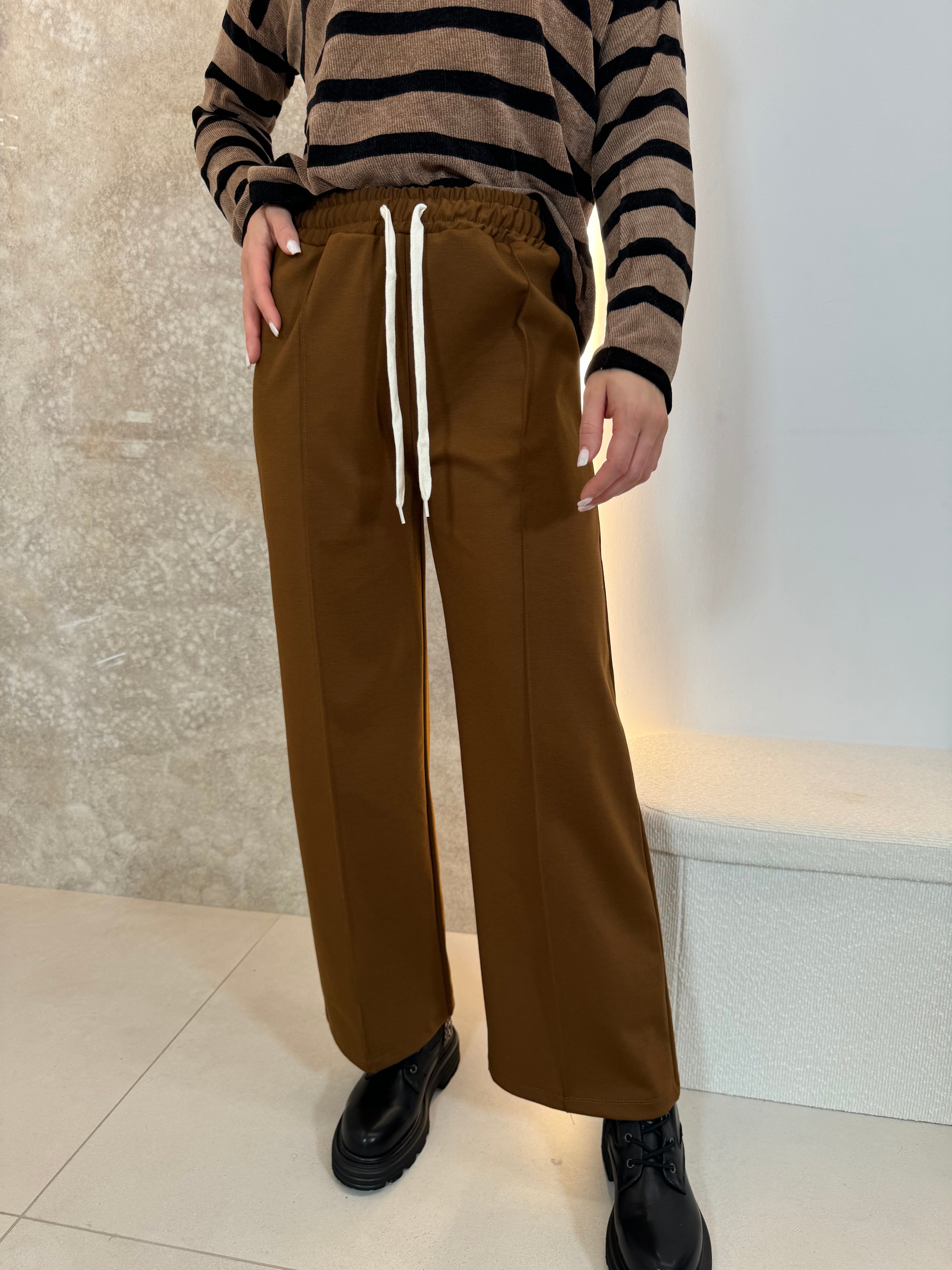 Pantaloni Basic camel