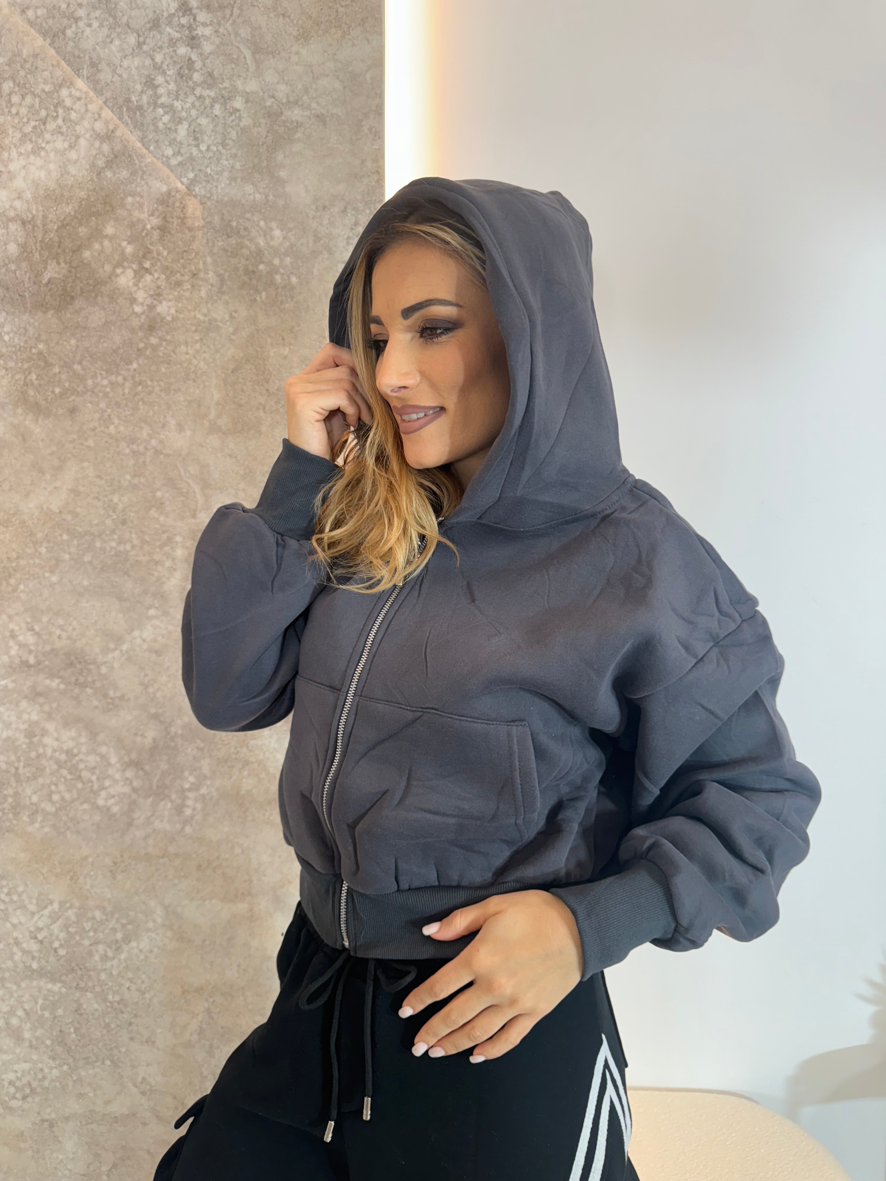 Felpa Essential warm grey