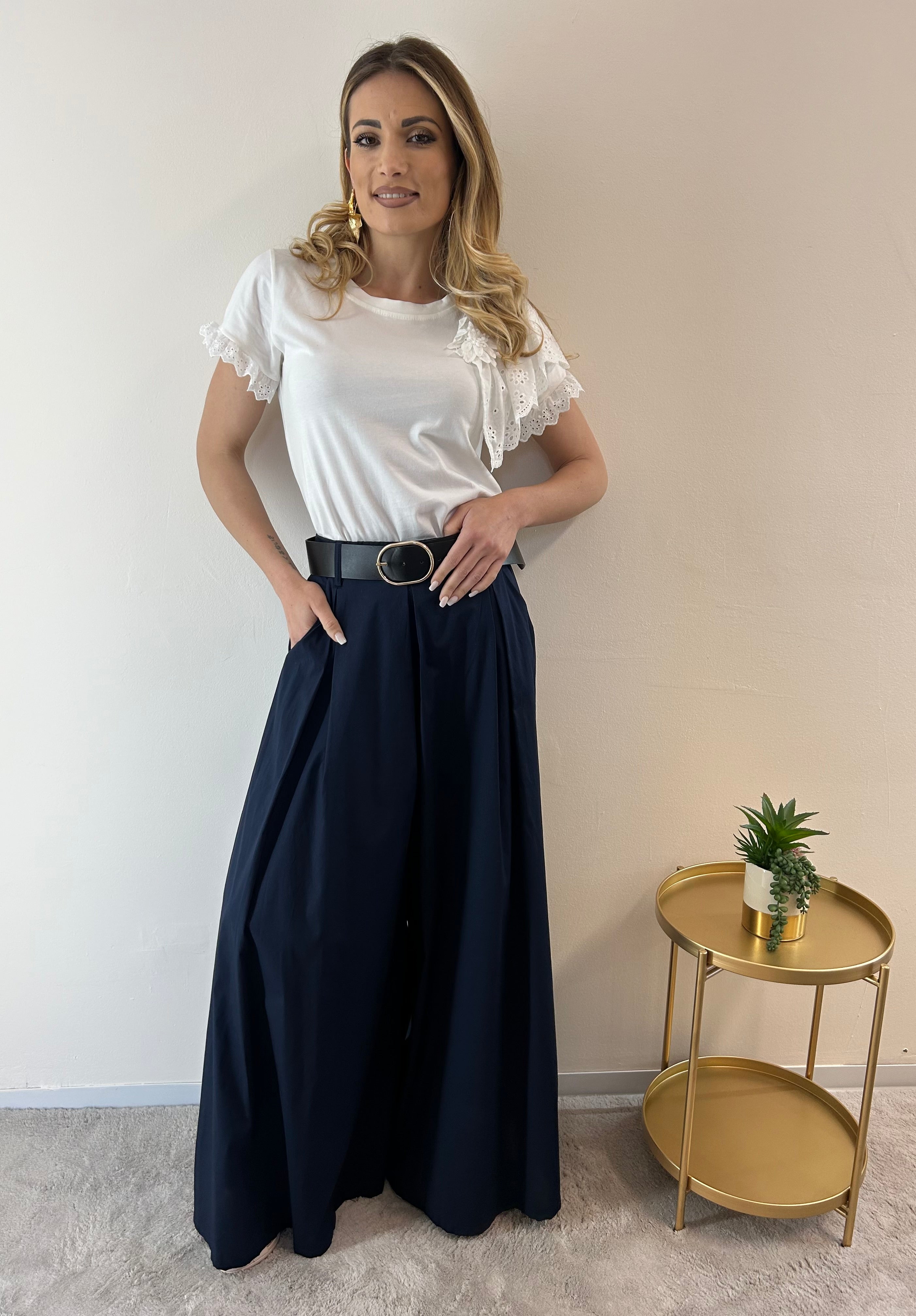 Pantaloni Clotilde blue