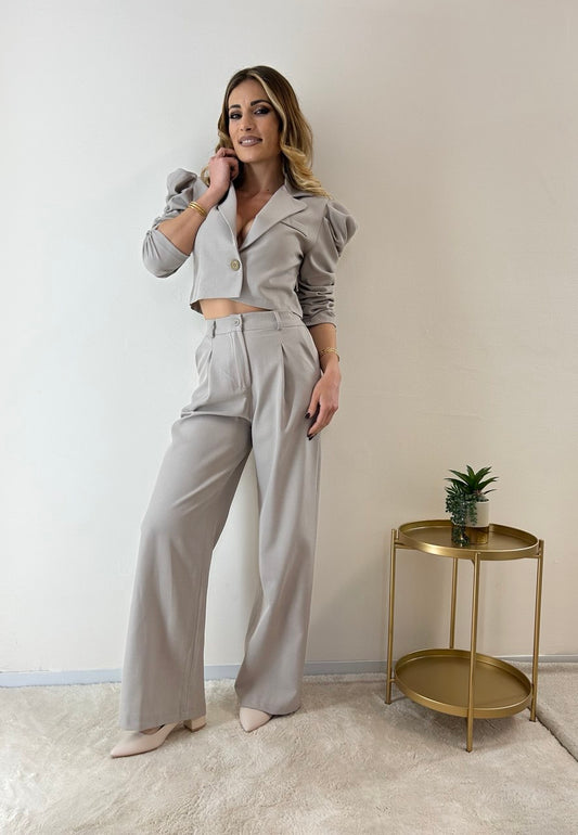 Tailleur Annabell tortora
