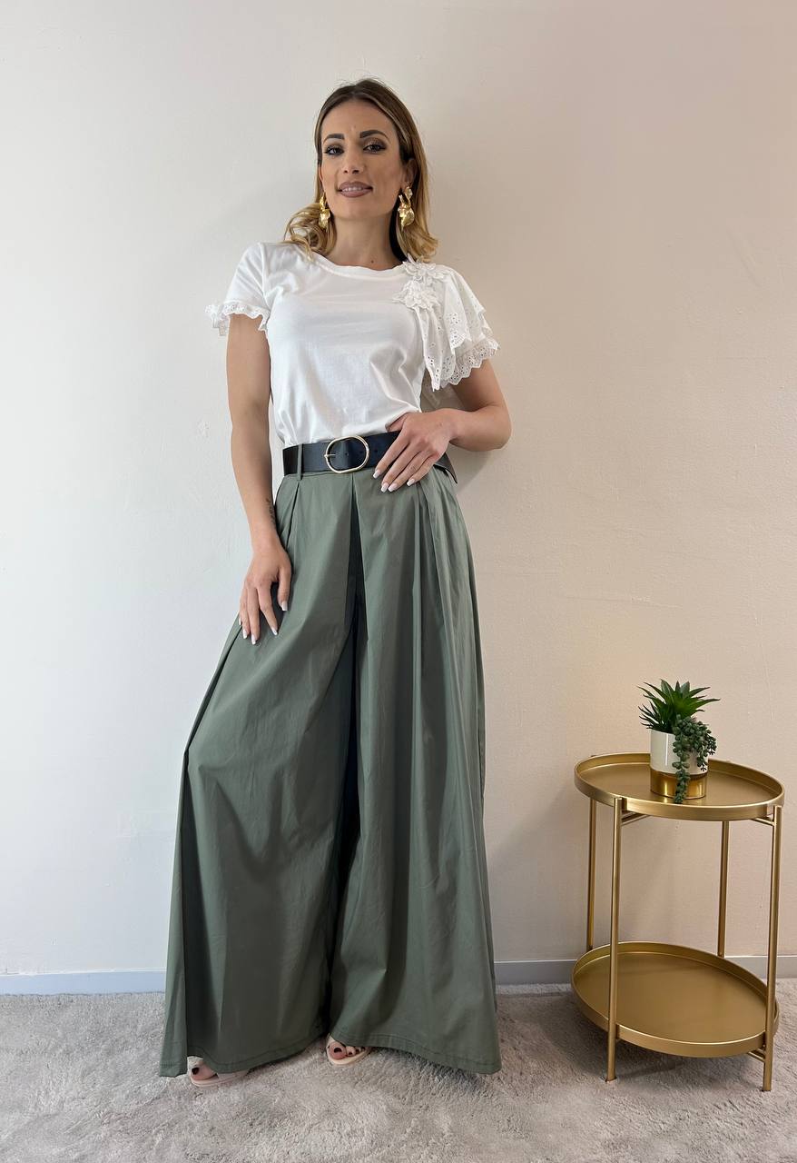 Pantaloni Clotilde green