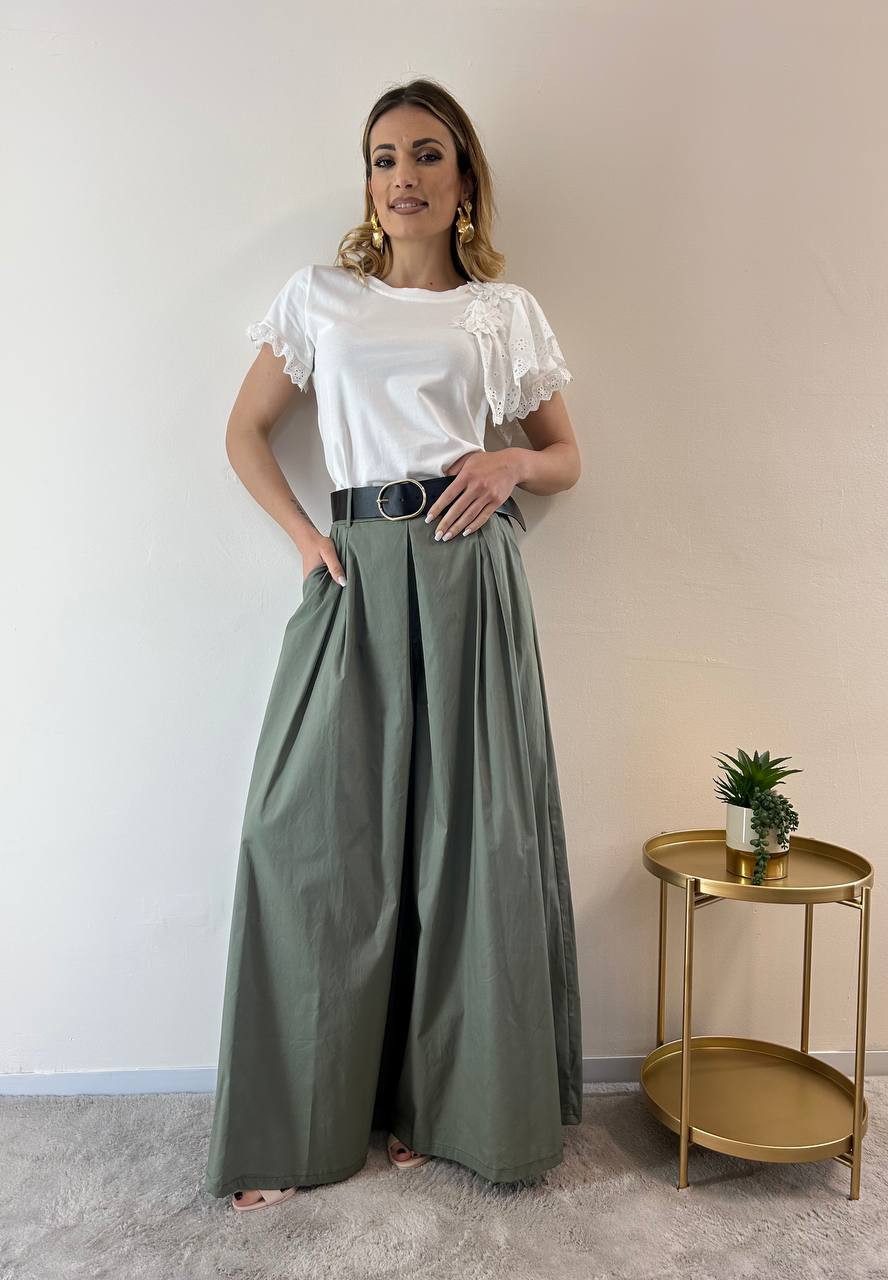 Pantaloni Clotilde green