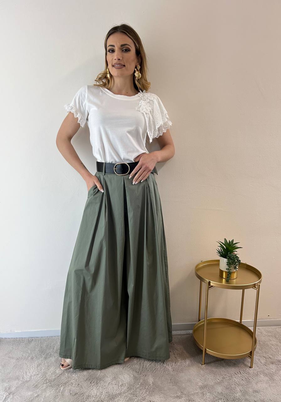 Pantaloni Clotilde green