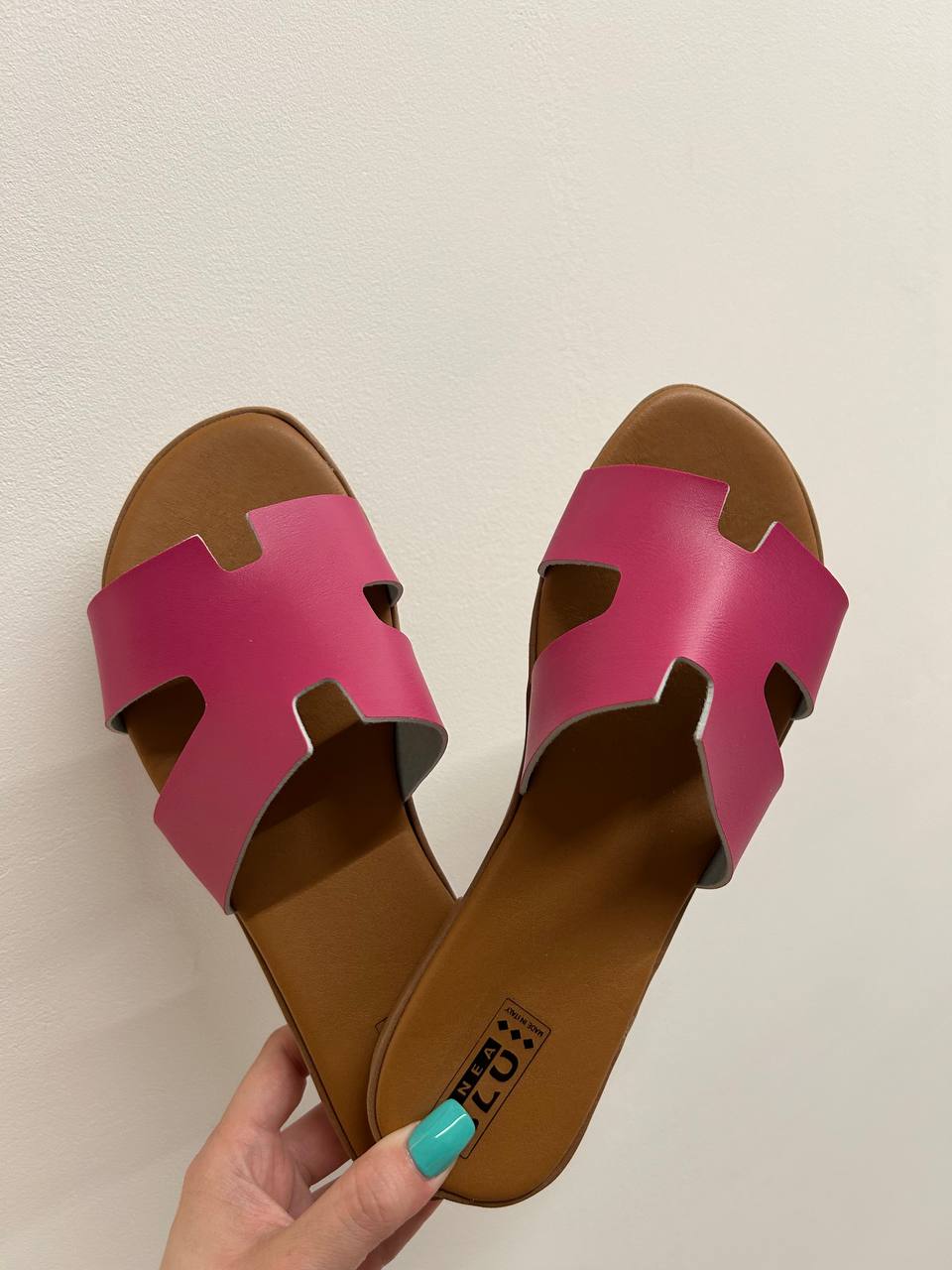 Ciabattine Puzzle fucsia