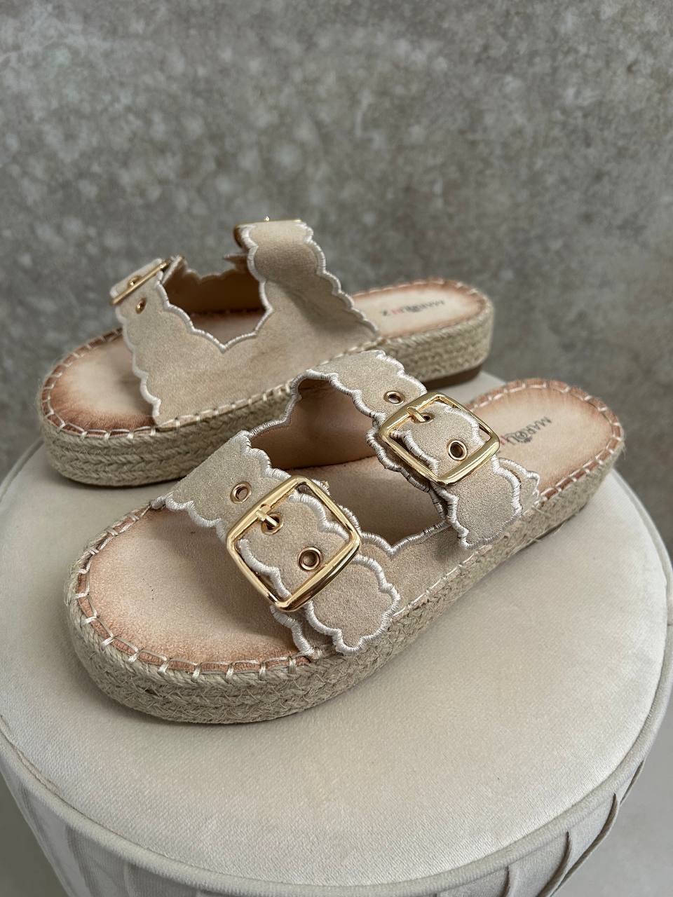 Ciabattine Mykonos beige