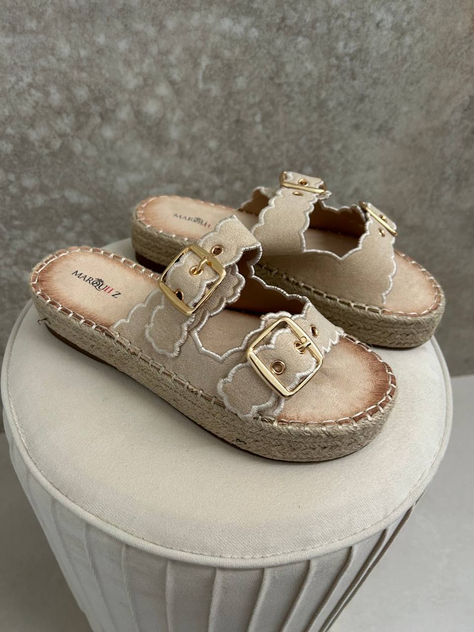 Ciabattine Mykonos beige