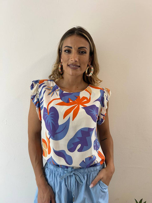 Blusa Anthea sky