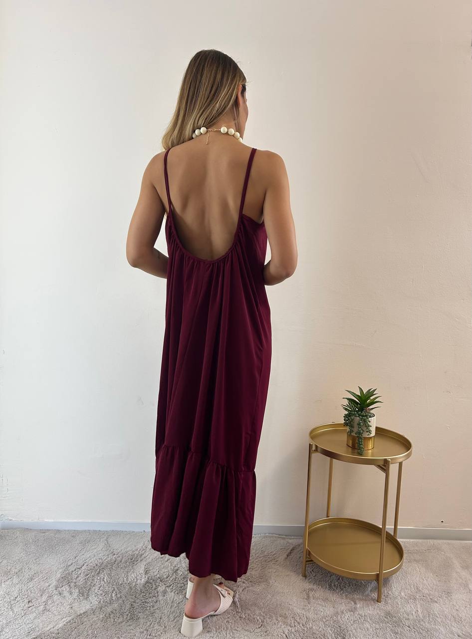 Abito Giuditta bordeaux