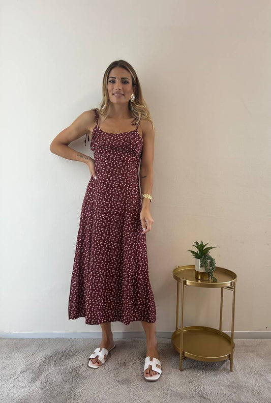 Abito Cindy borgogna