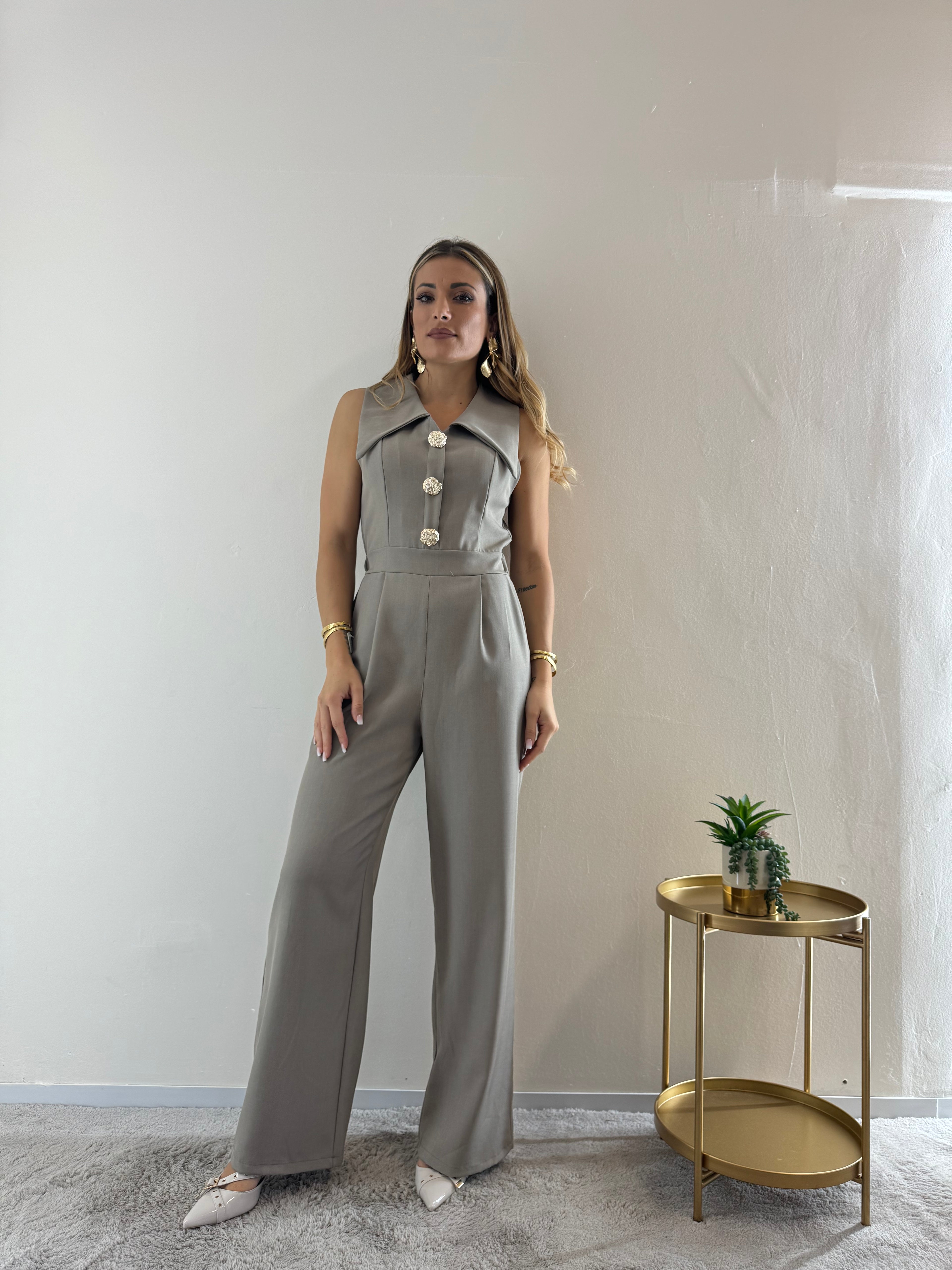 Jumpsuit Jewels Tortora