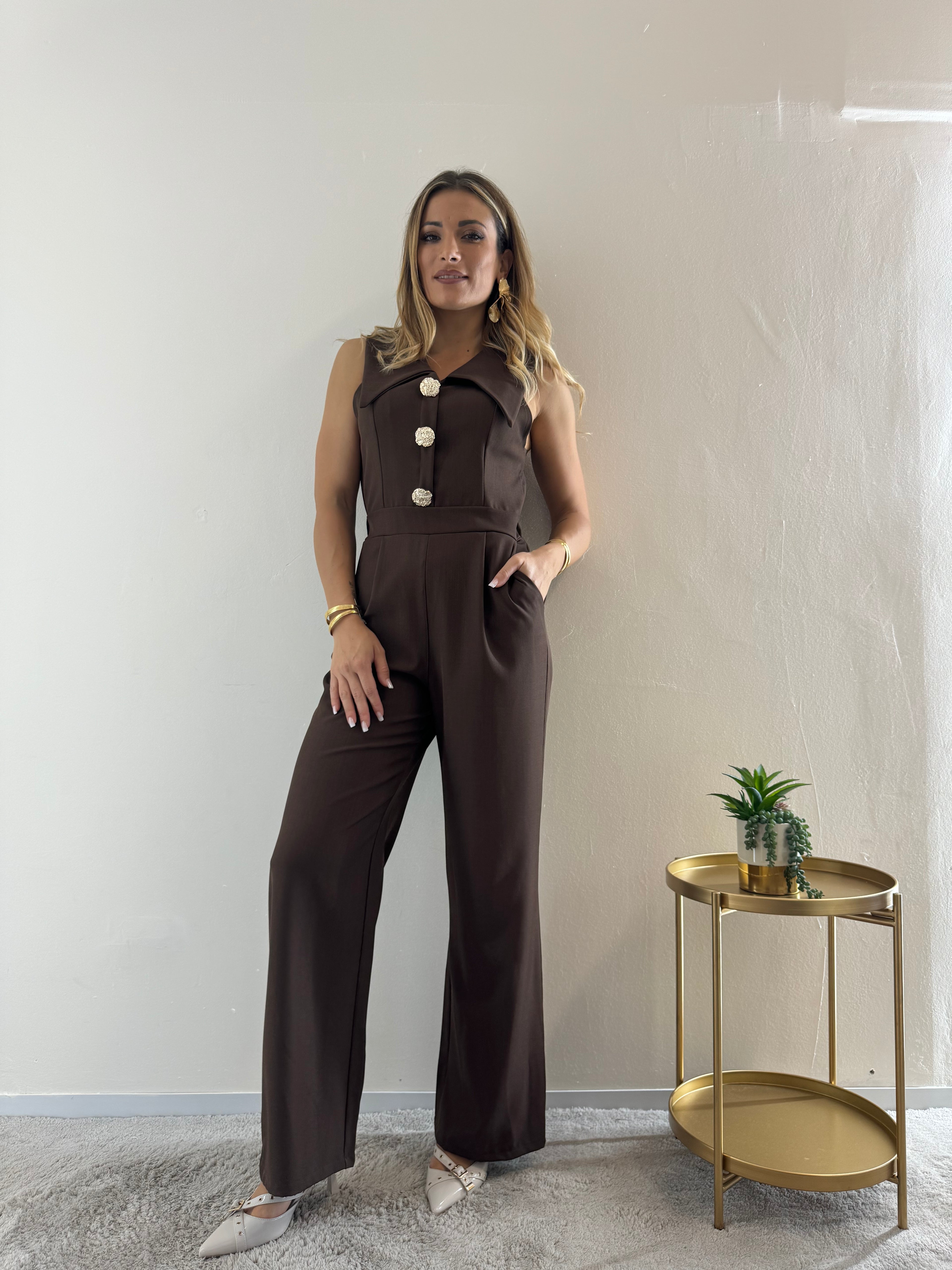 Jumpsuit Jewels Cioccolato
