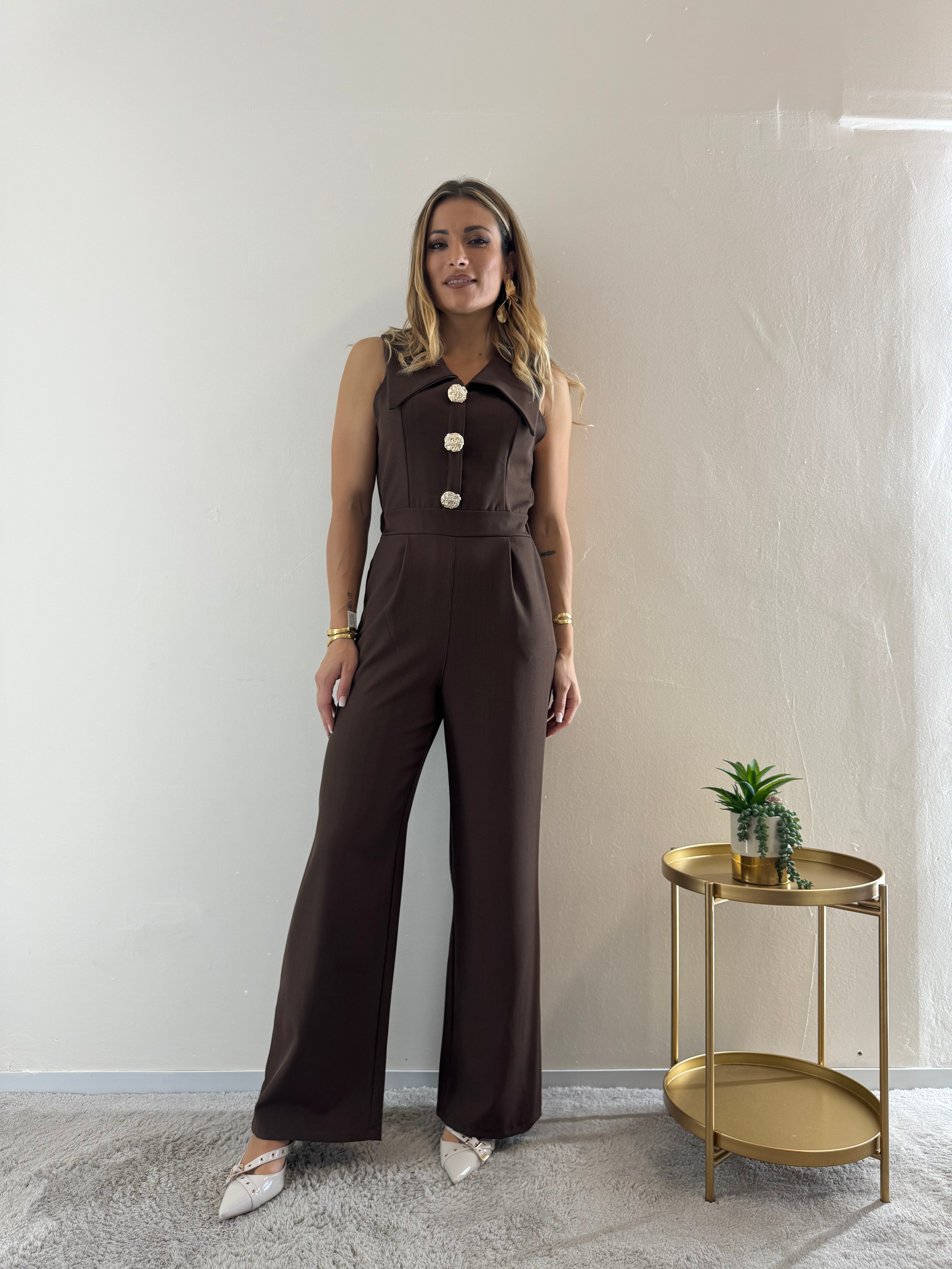Jumpsuit Jewels Cioccolato