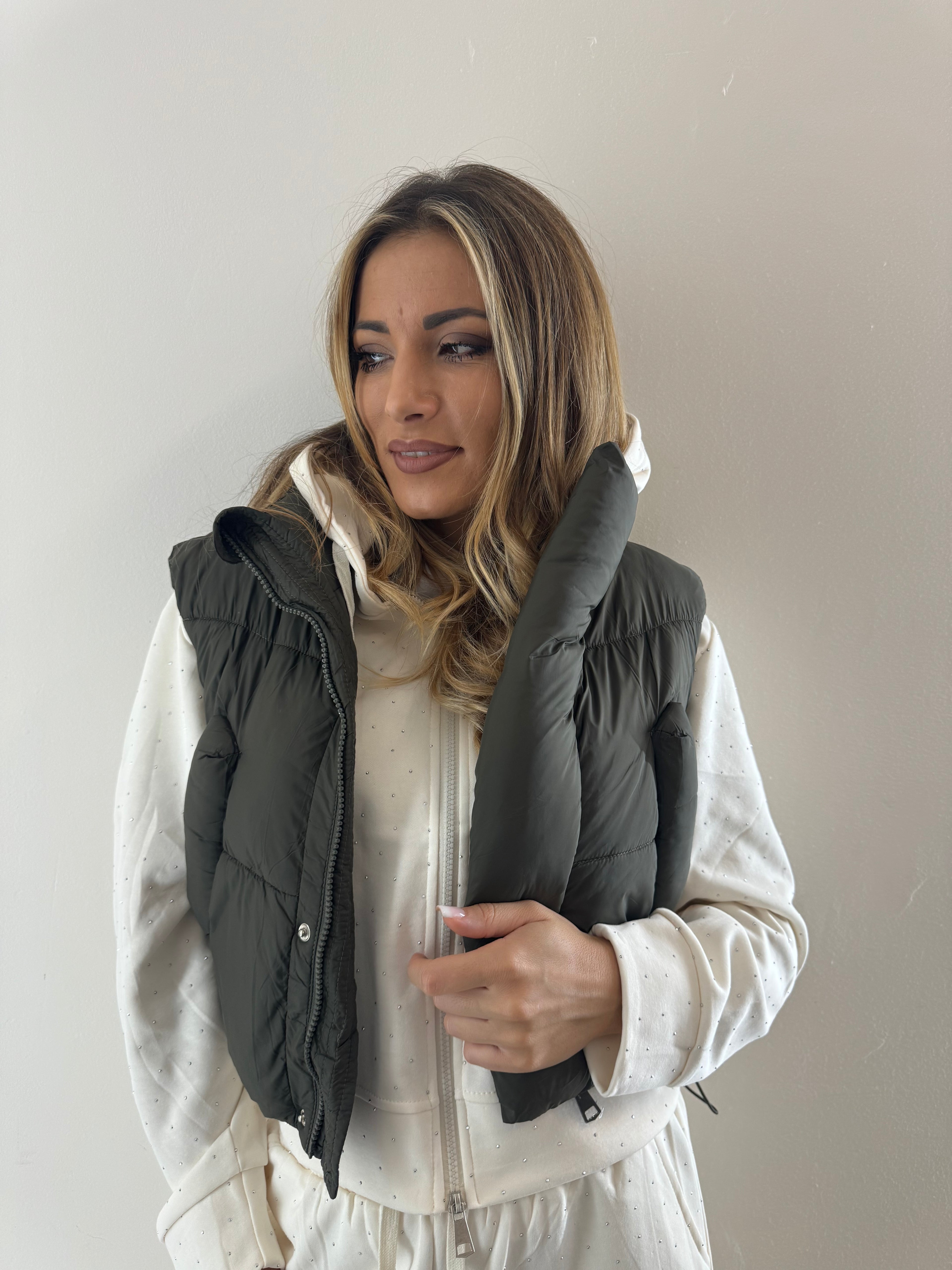 Bomber Gilet Army