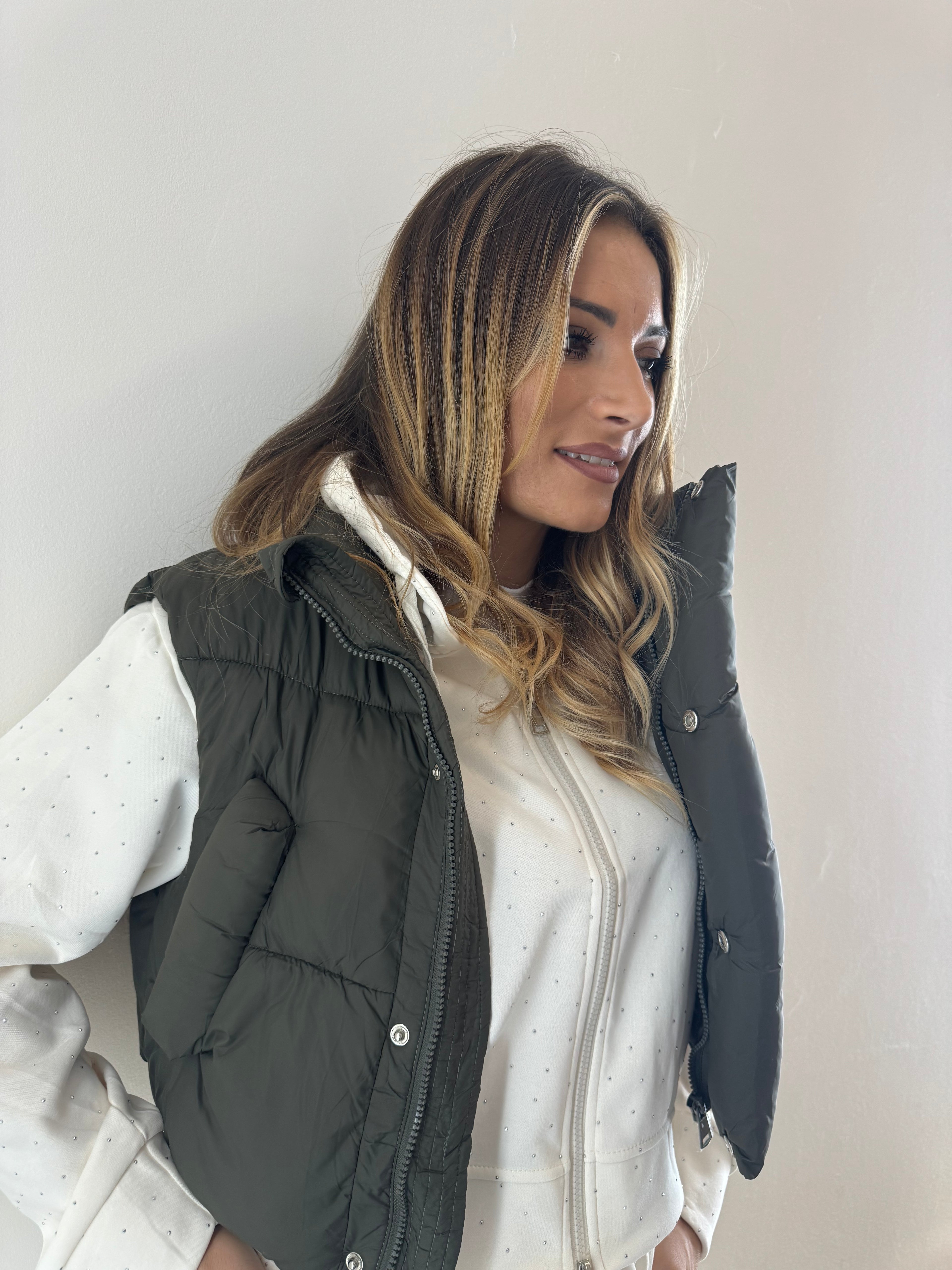 Bomber Gilet Army