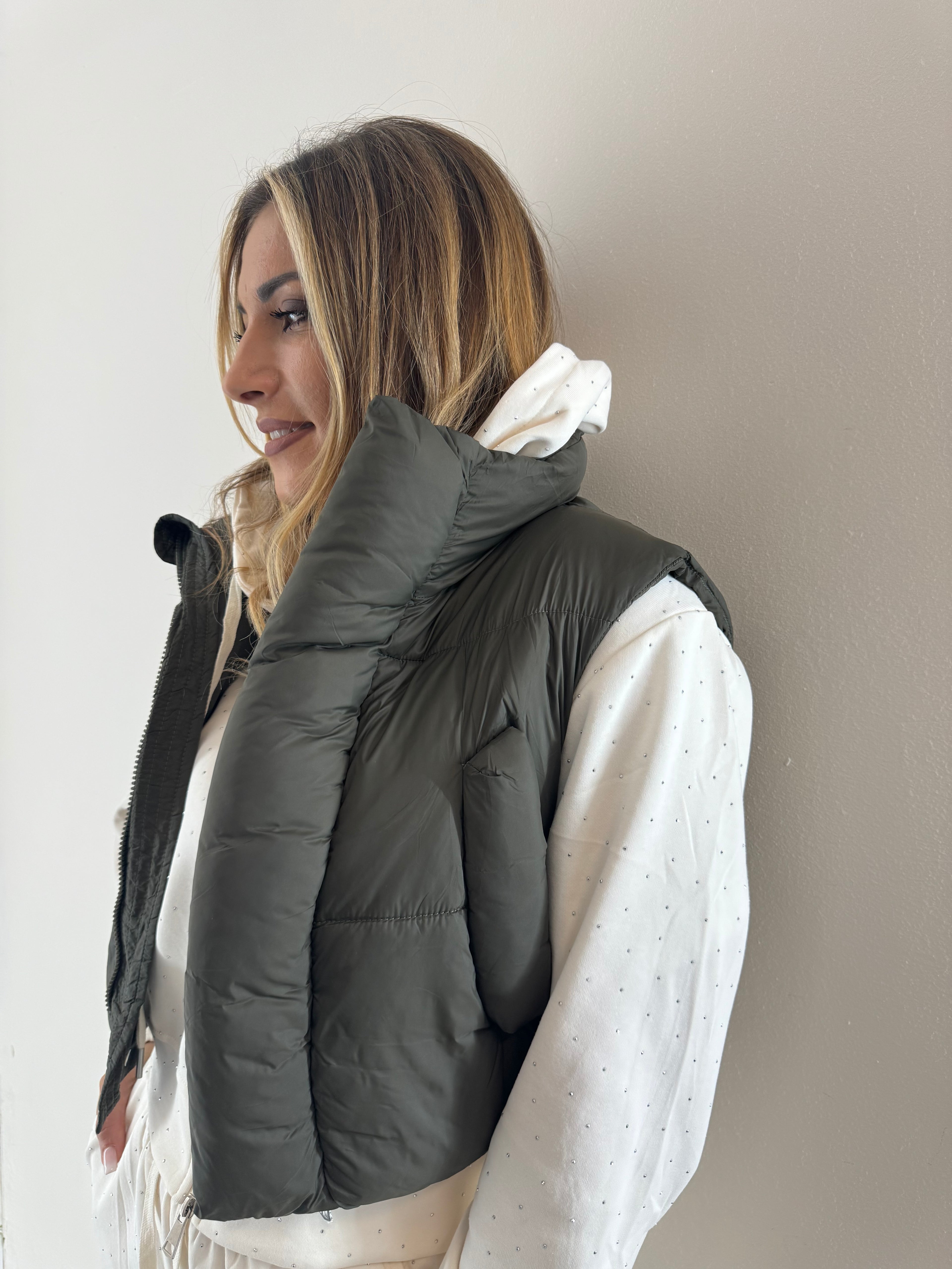 Bomber Gilet Army
