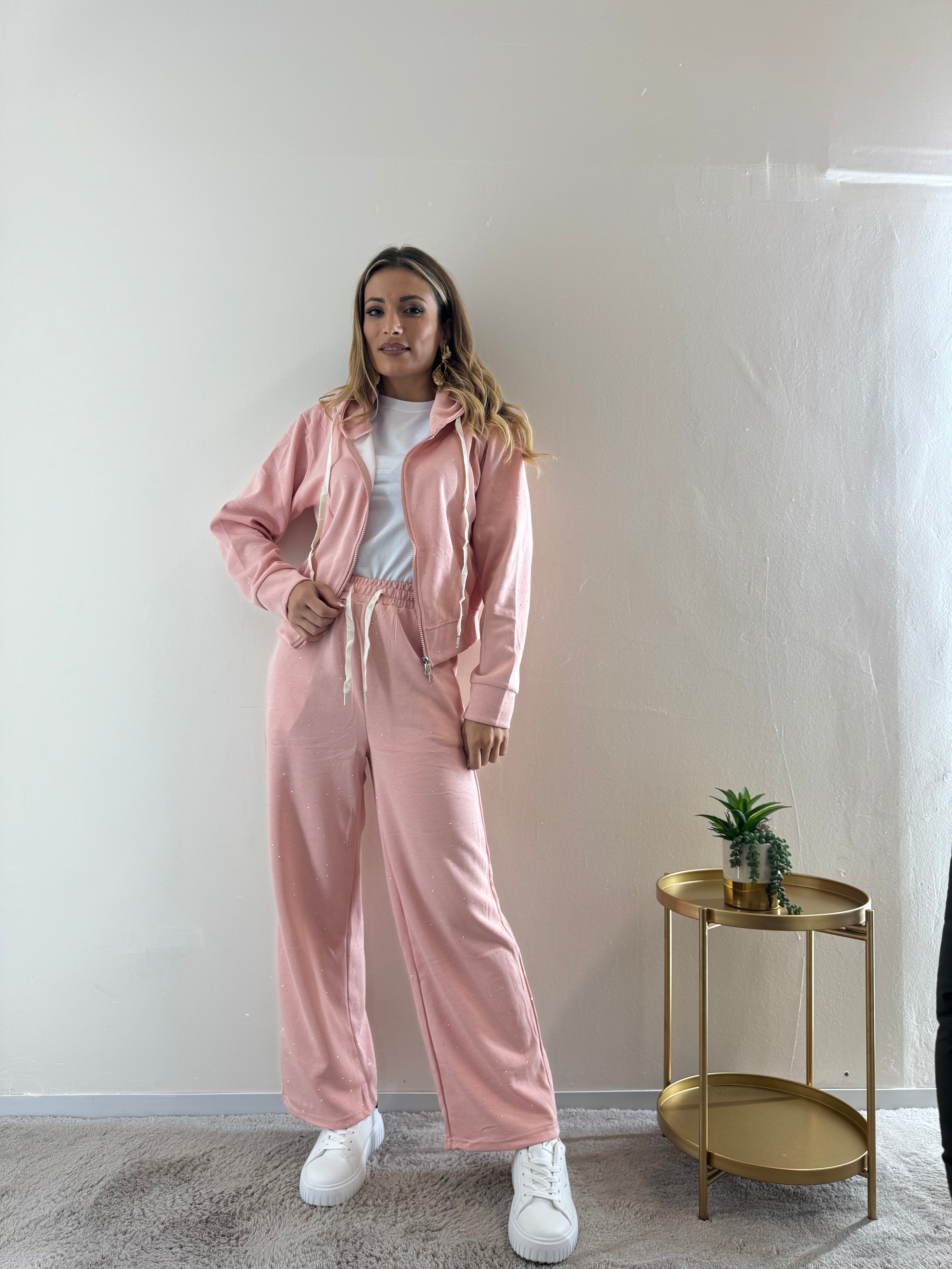 Tuta Brillantini Pink