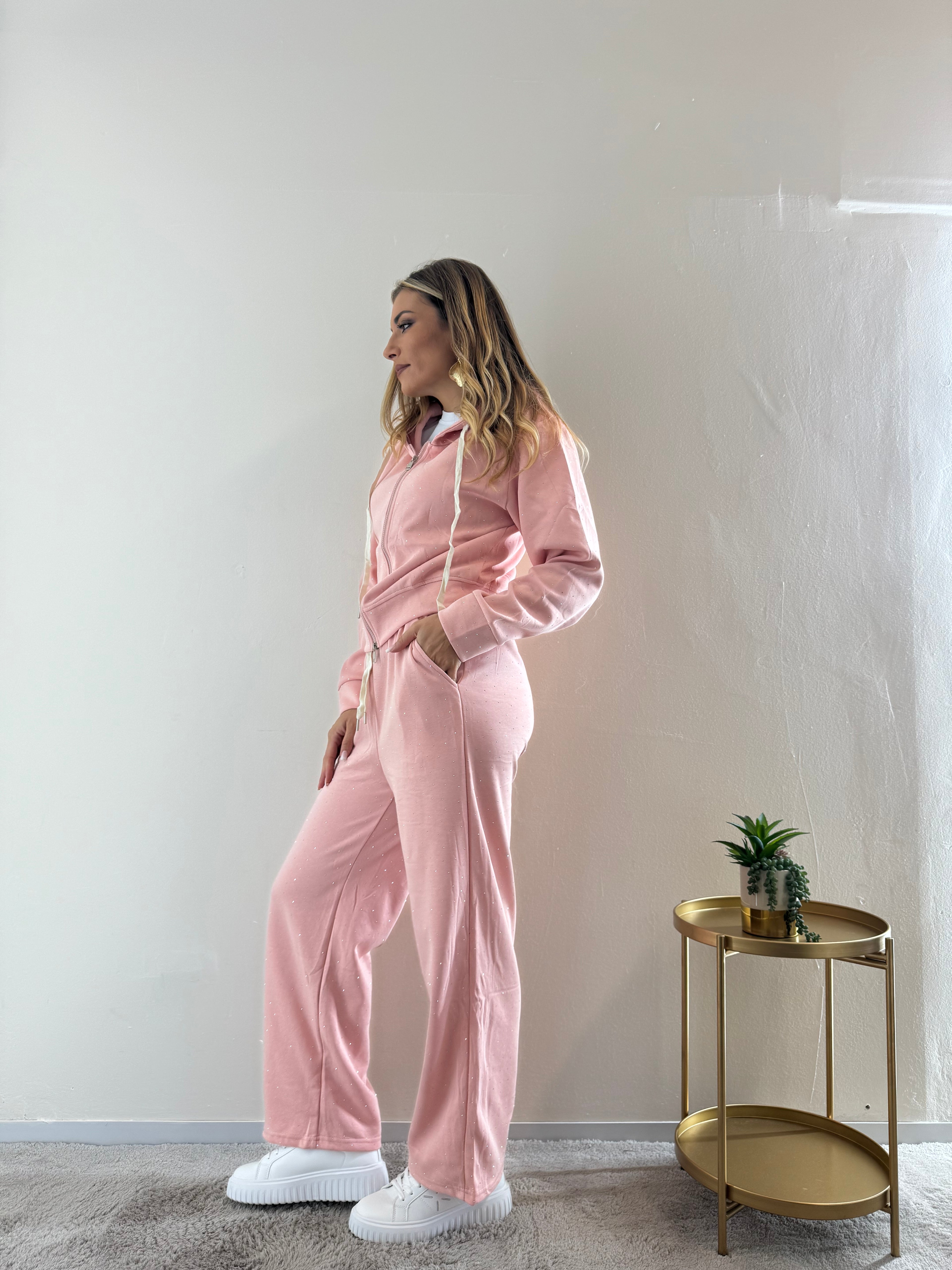Tuta Brillantini Pink