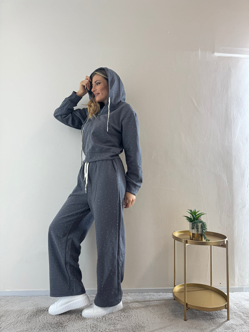 Tuta Brillantini Grey