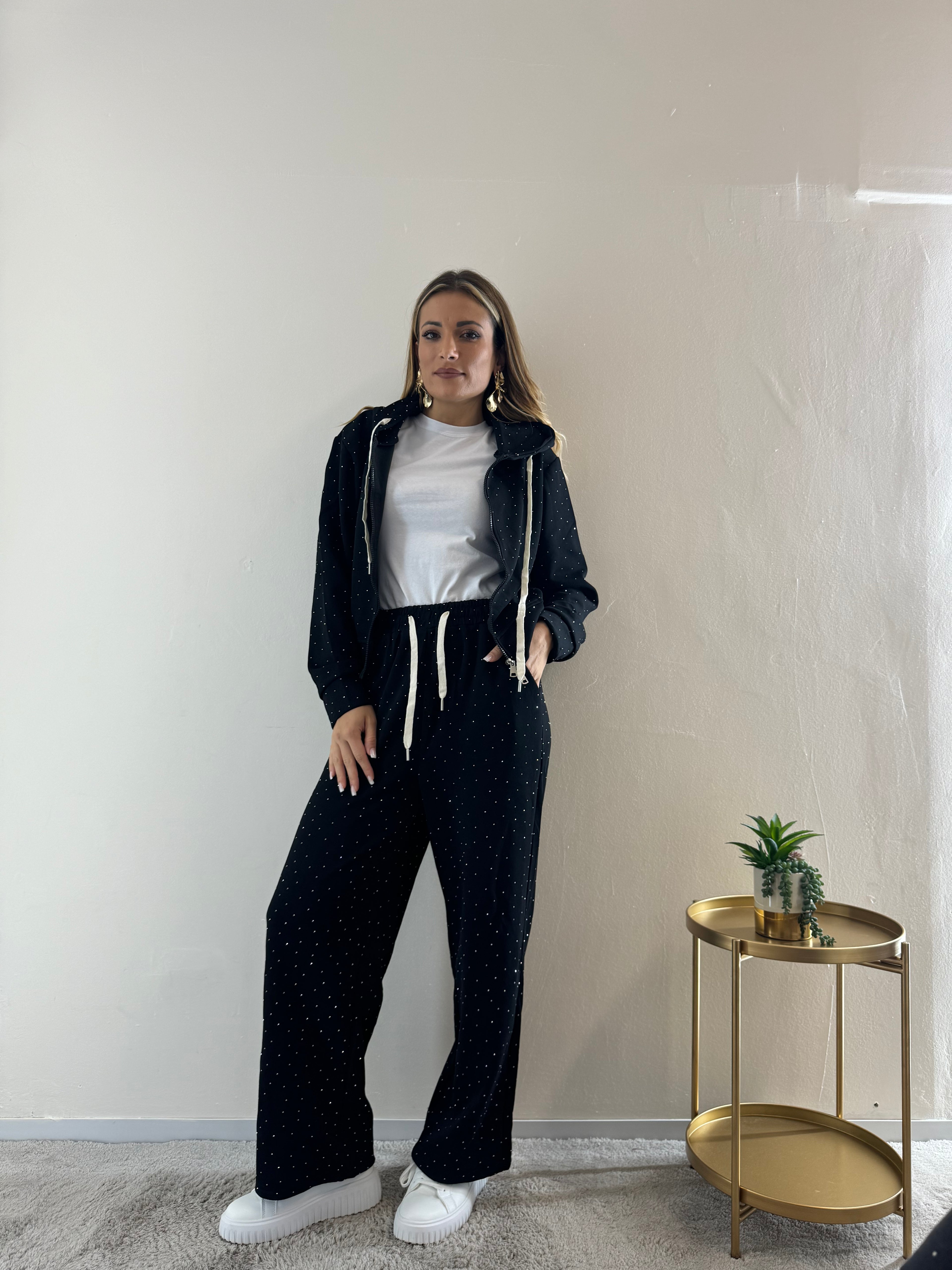 Tuta Brillantini Black