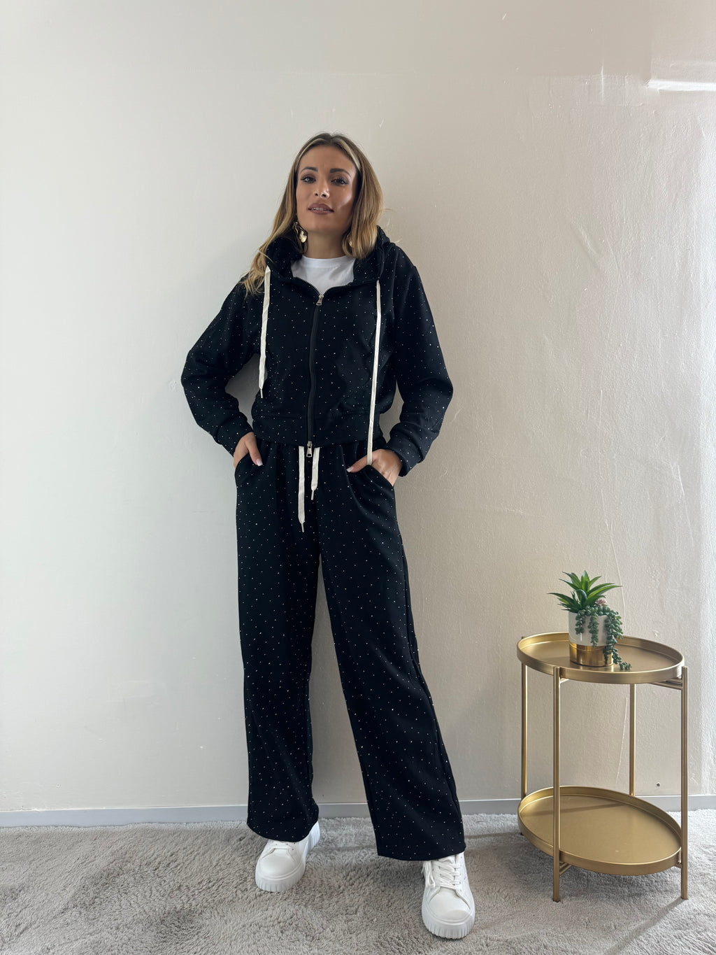 Tuta Brillantini Black