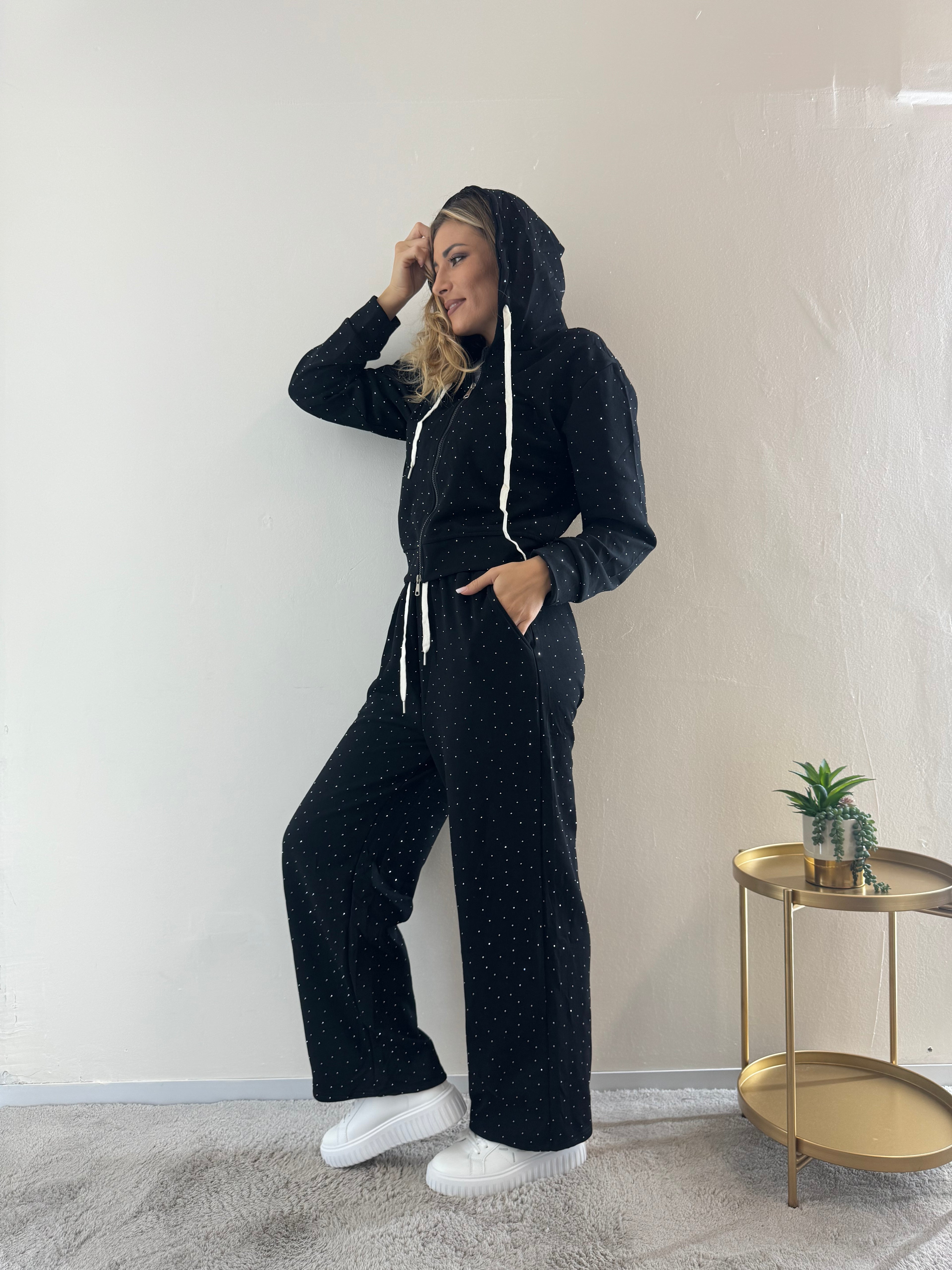 Tuta Brillantini Black