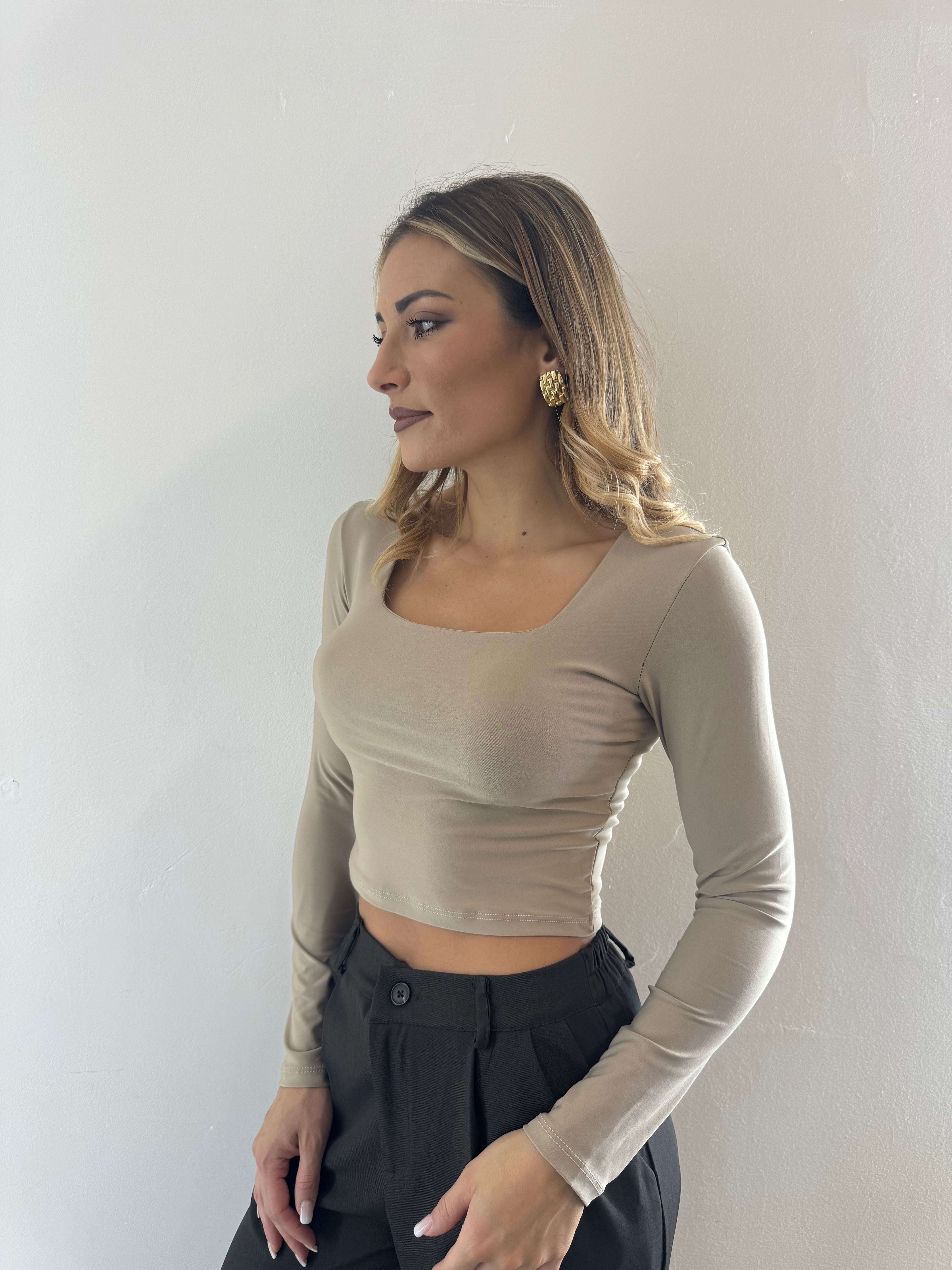 Maglia Jane Lycra Beige