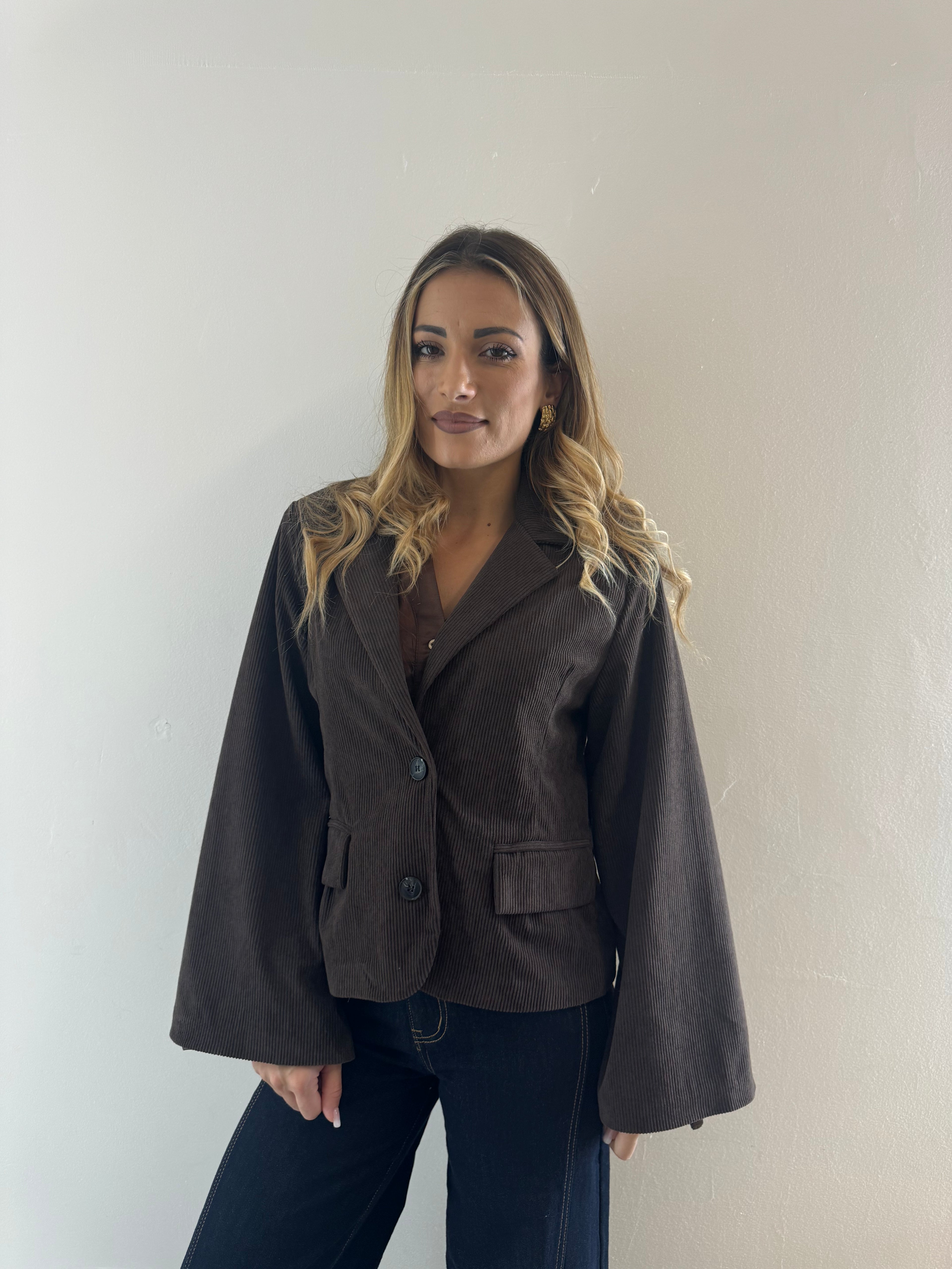 Blazer velvet Cioccolato