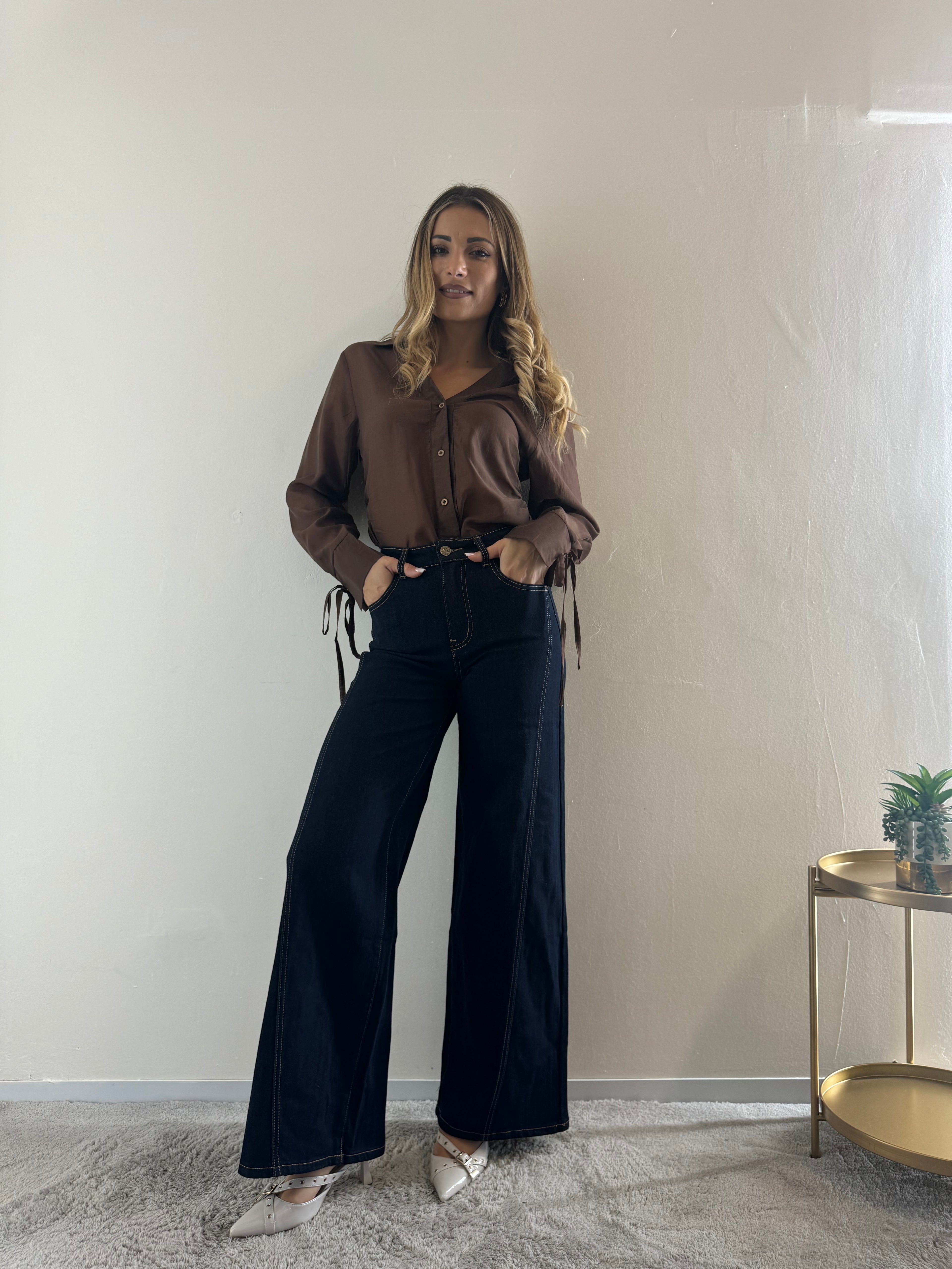 Jeans Palazzo Dark Blue