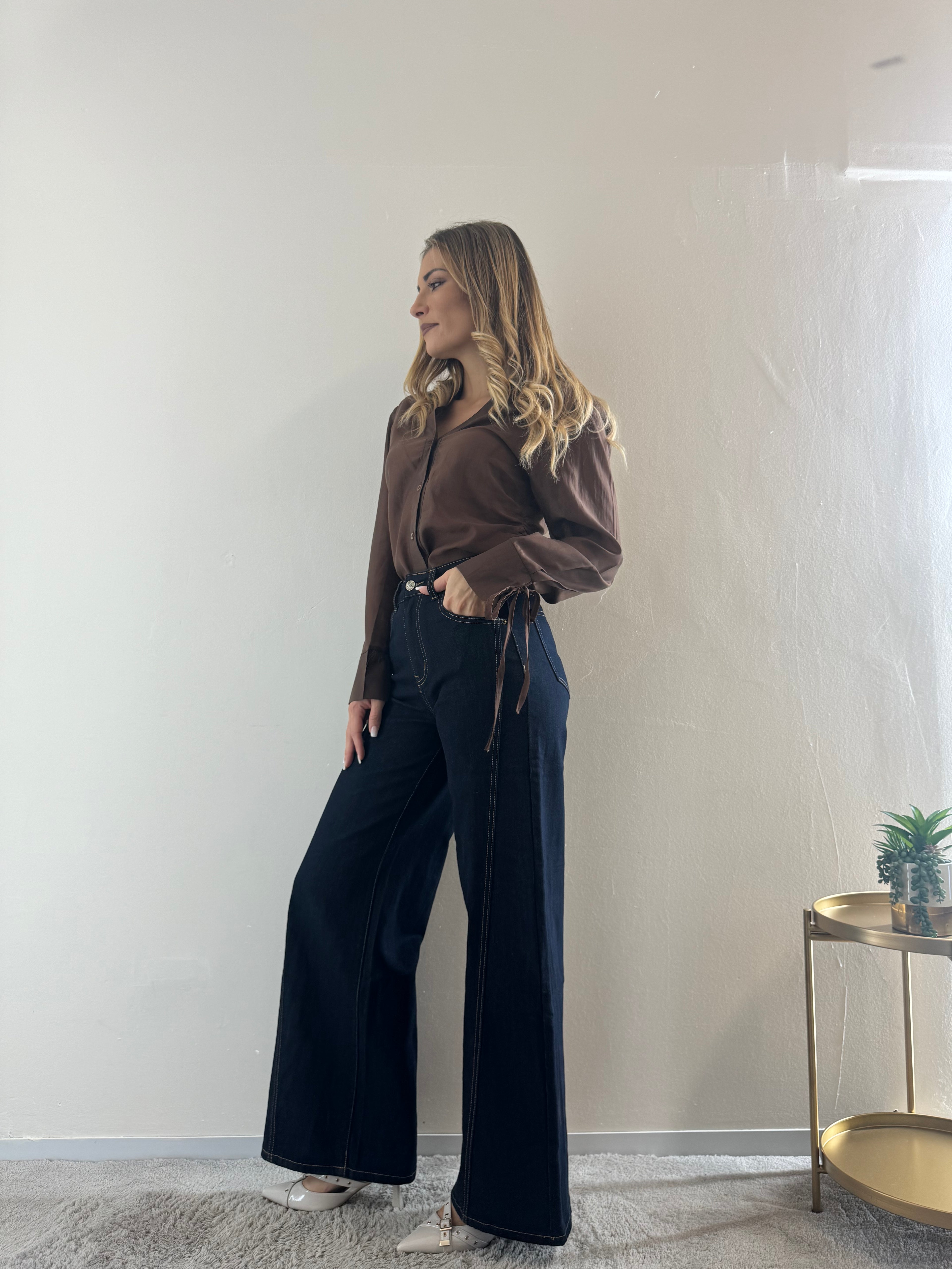Jeans Palazzo Dark Blue