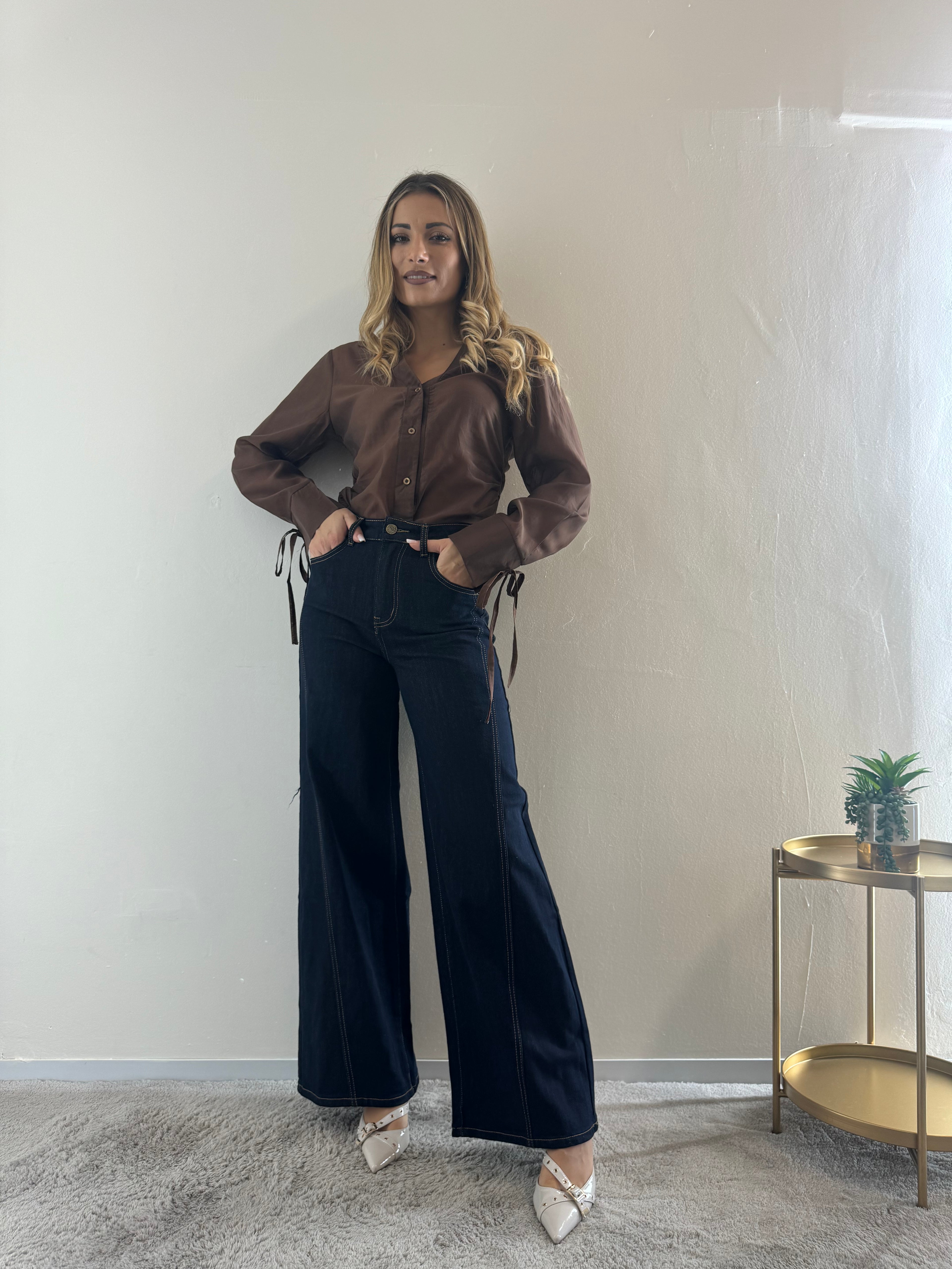 Jeans Palazzo Dark Blue