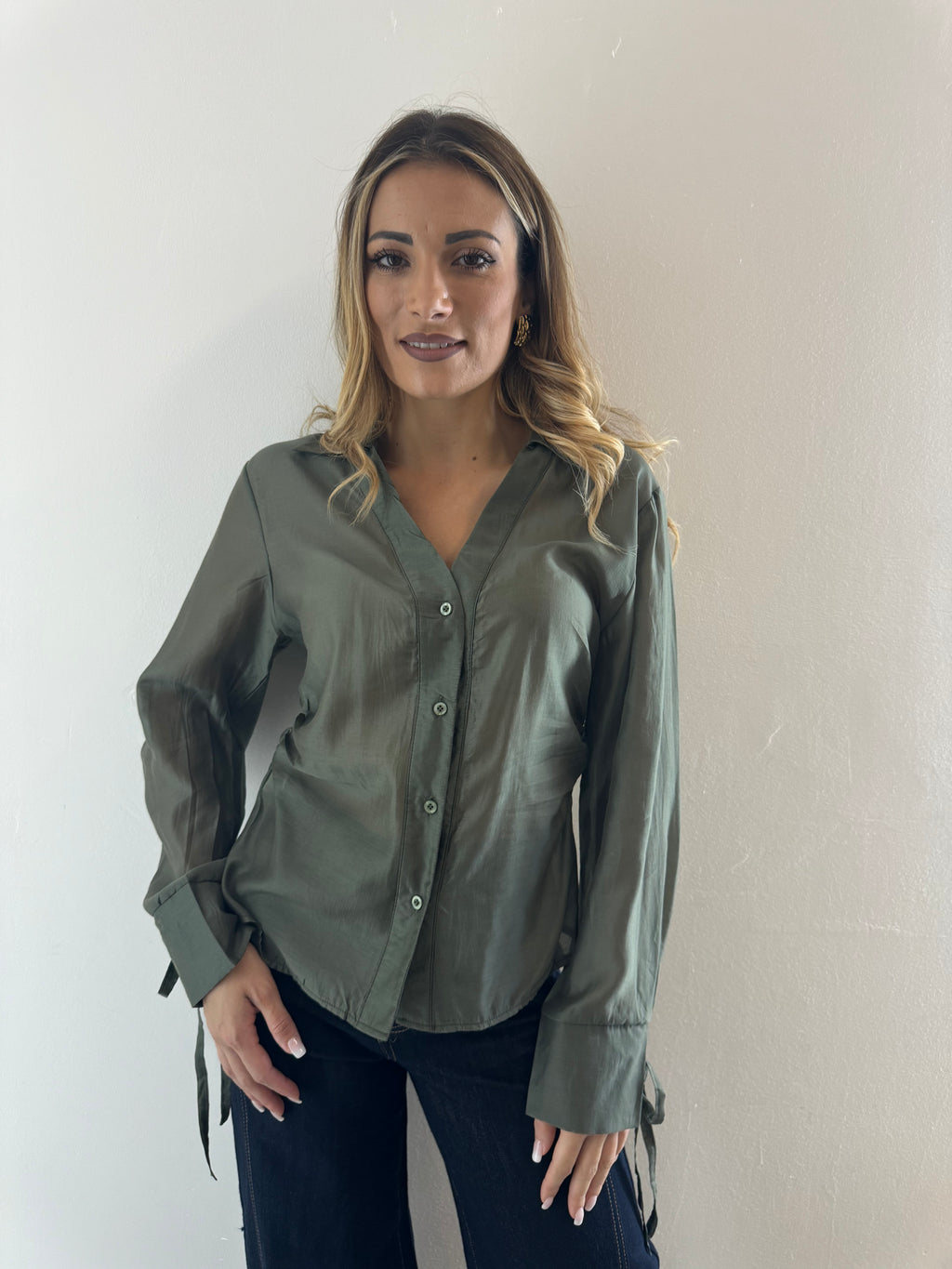 Camicia Velata Army