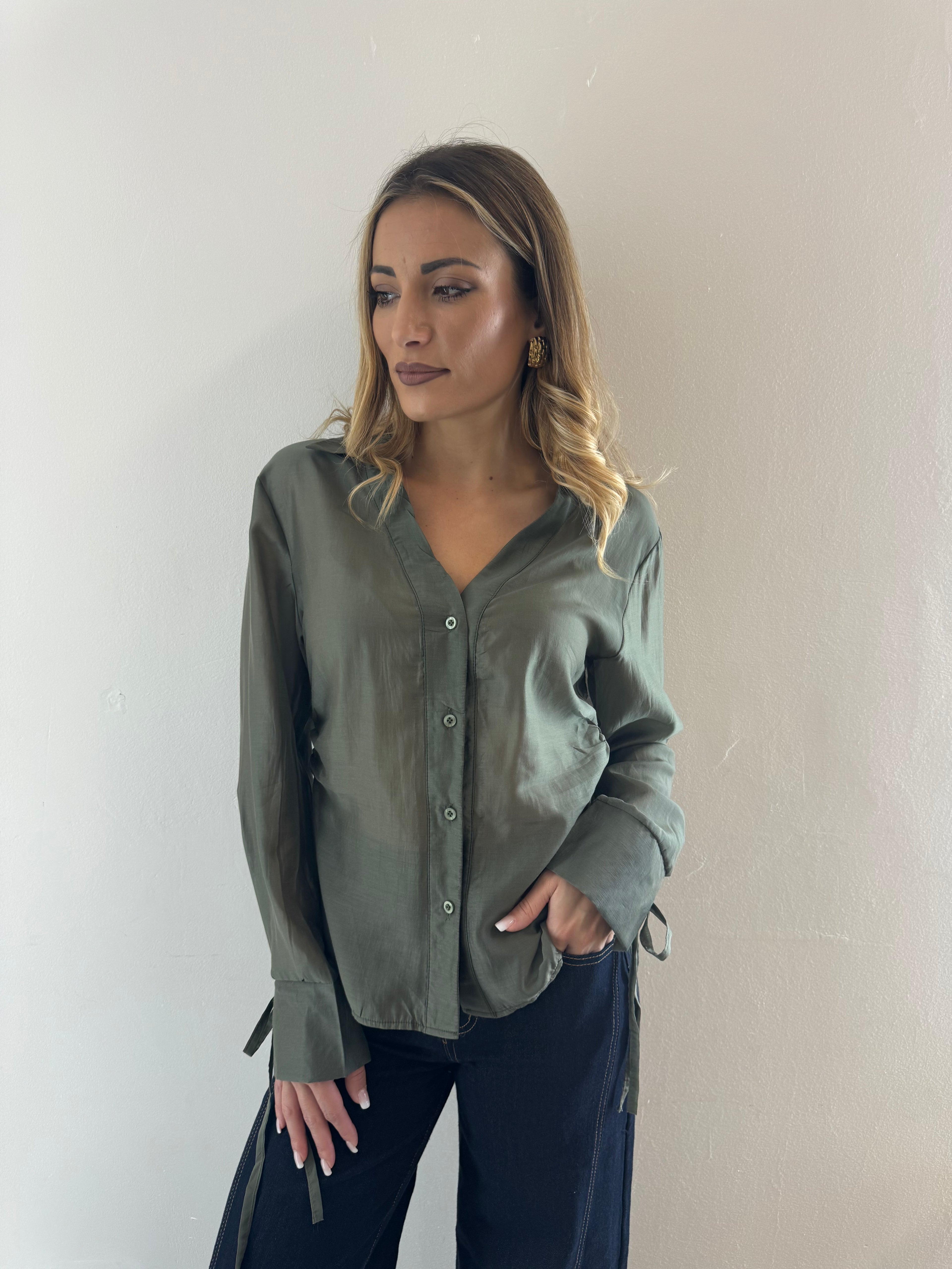Camicia Velata Army