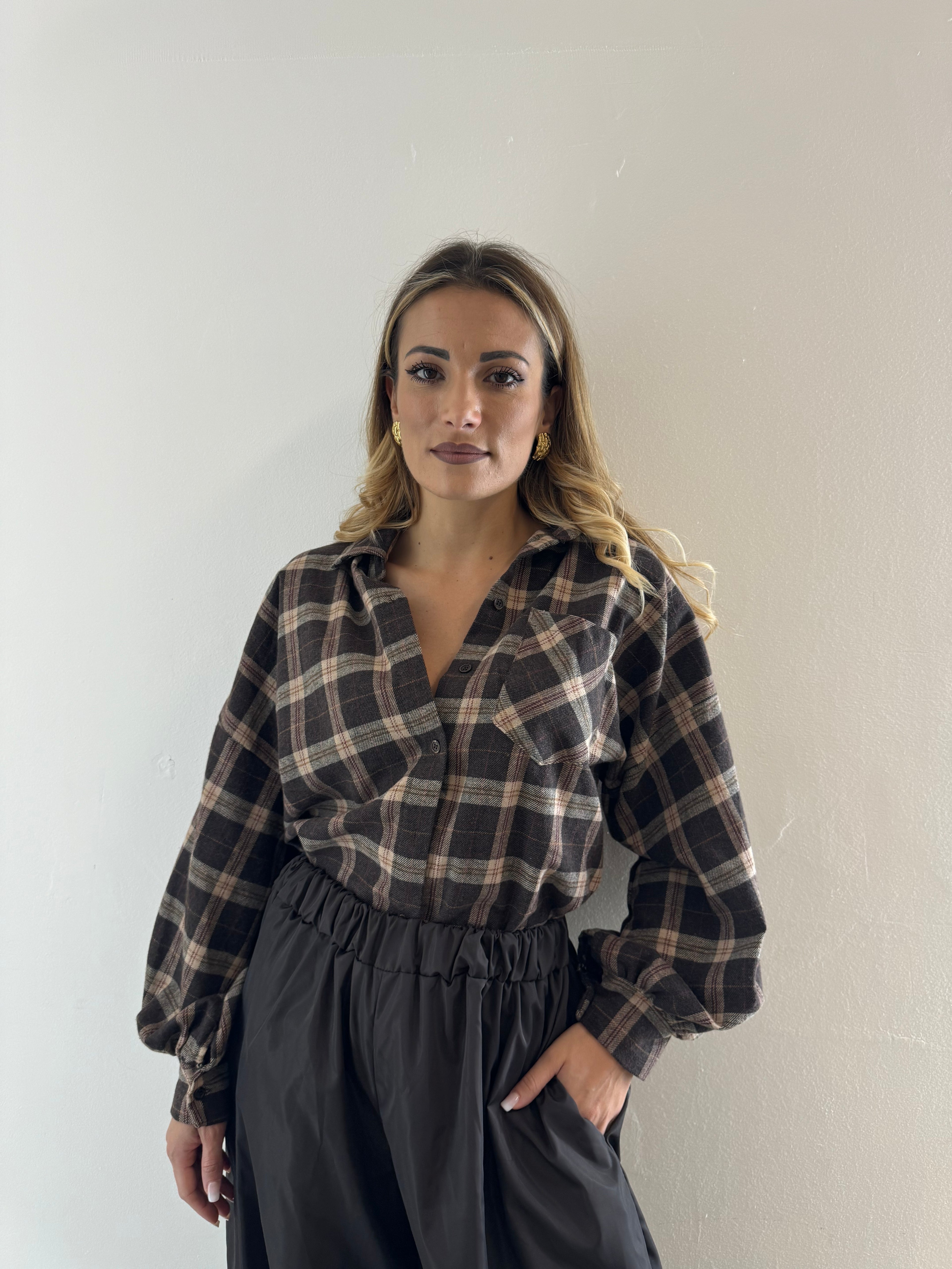 Camicia Over Cioccolato
