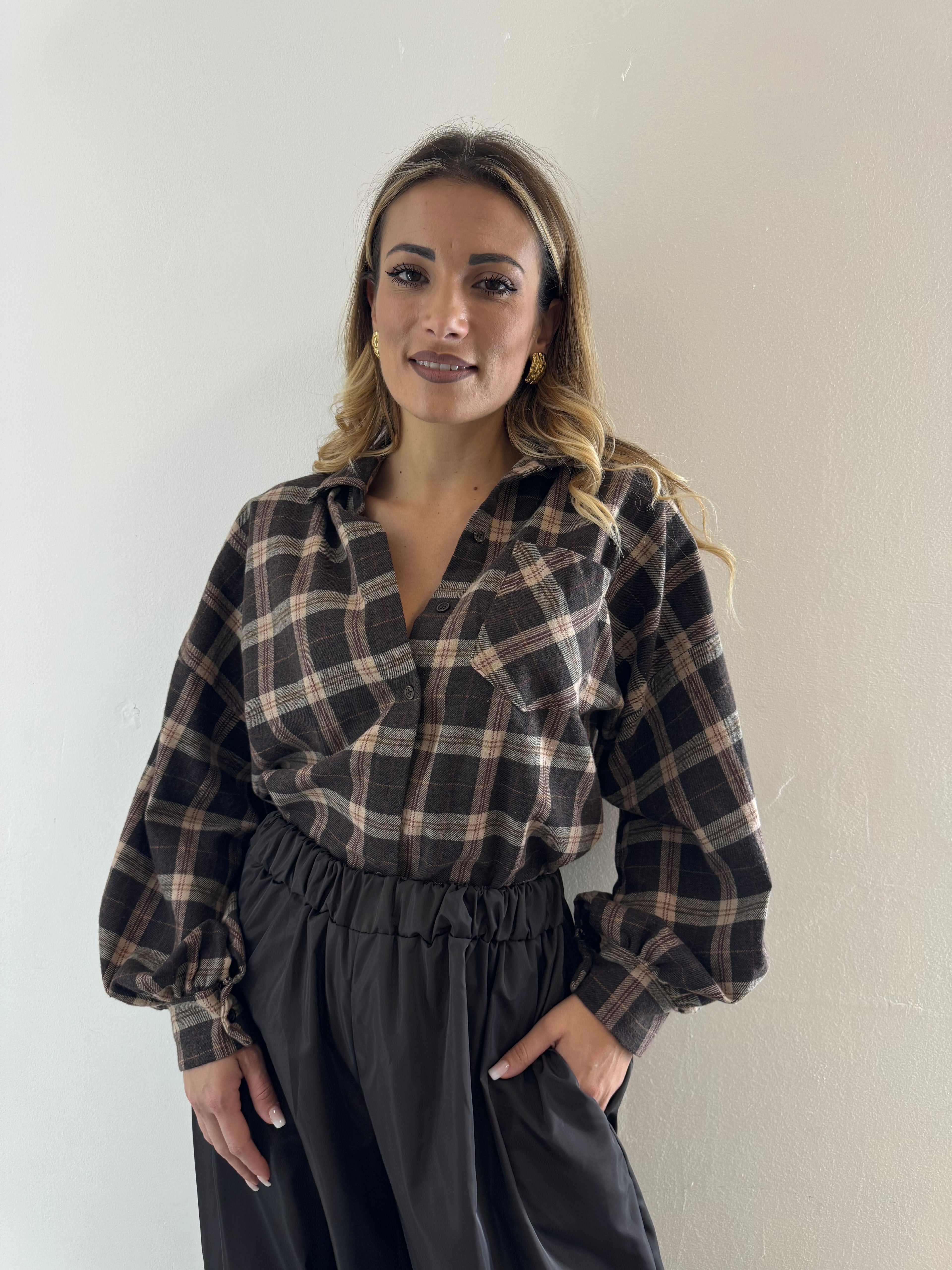 Camicia Over Cioccolato