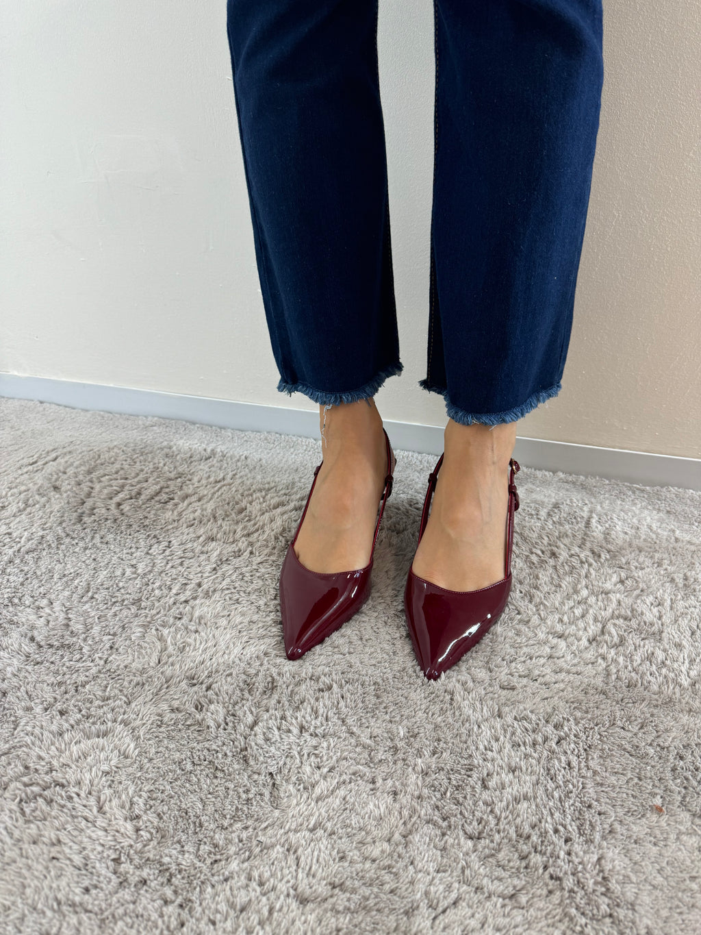 Slingback Bordeaux